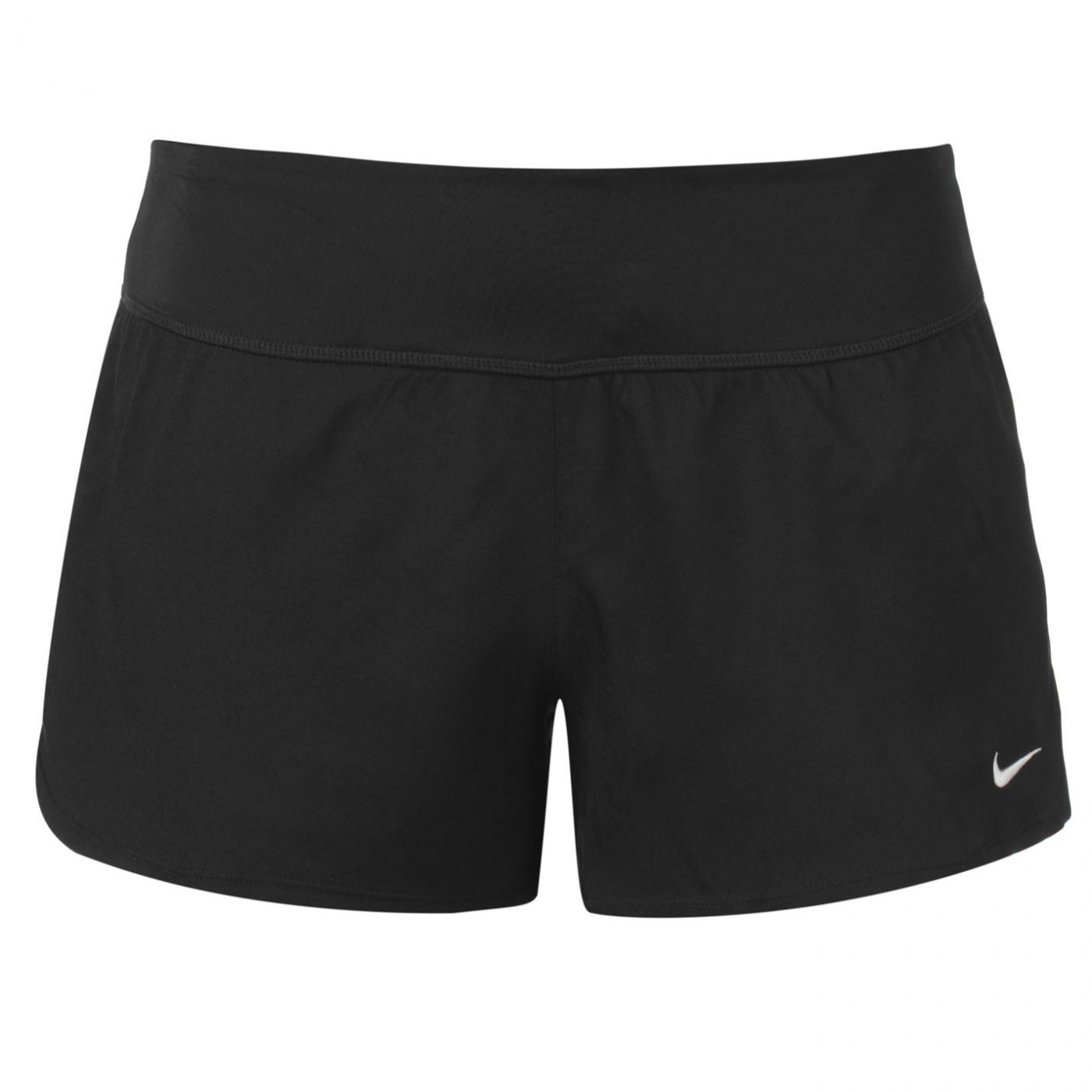 nike swim solid shorts ladies