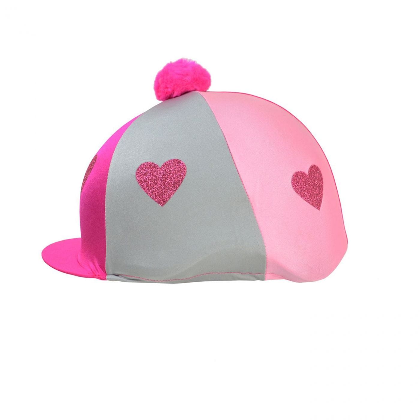 Hy Love Heart Glitter Helmet Cover