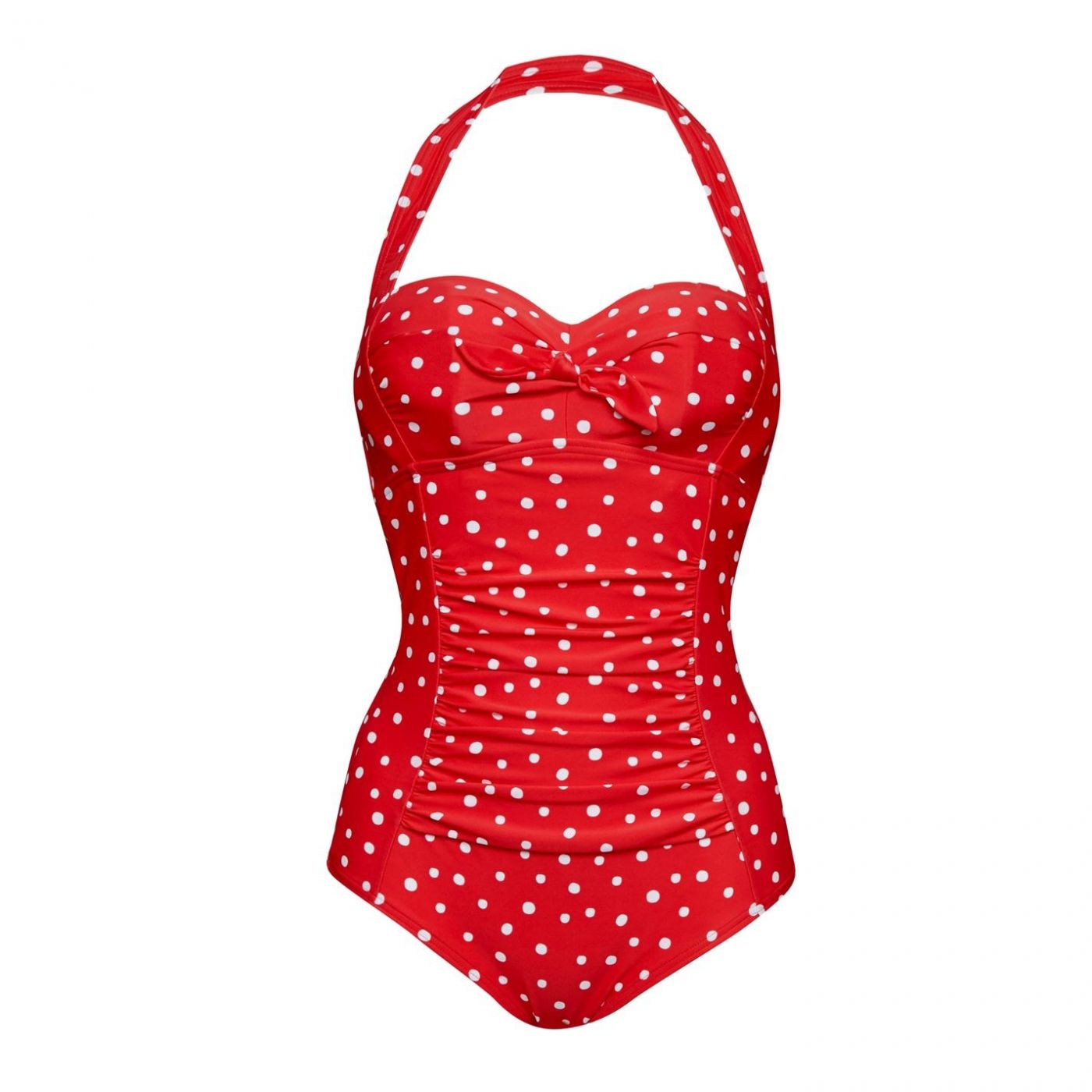 Figleaves Underwired Boyleg Bunny Tie Swimsuit