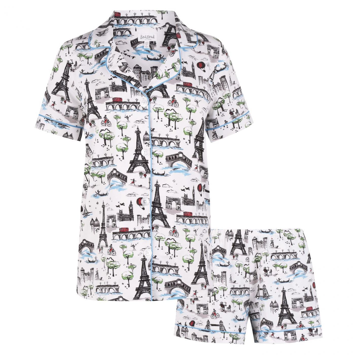 Bedhead Sightseeing Short Sleeve Pyjama Set