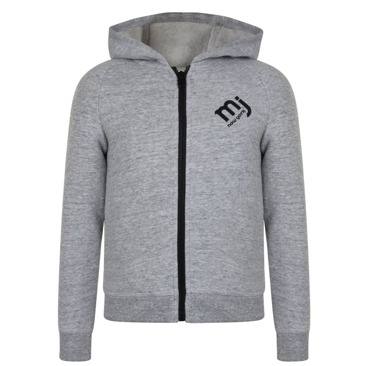 MARC JACOBS Children Boys New York Logo Zip Hooded Sweatshirt