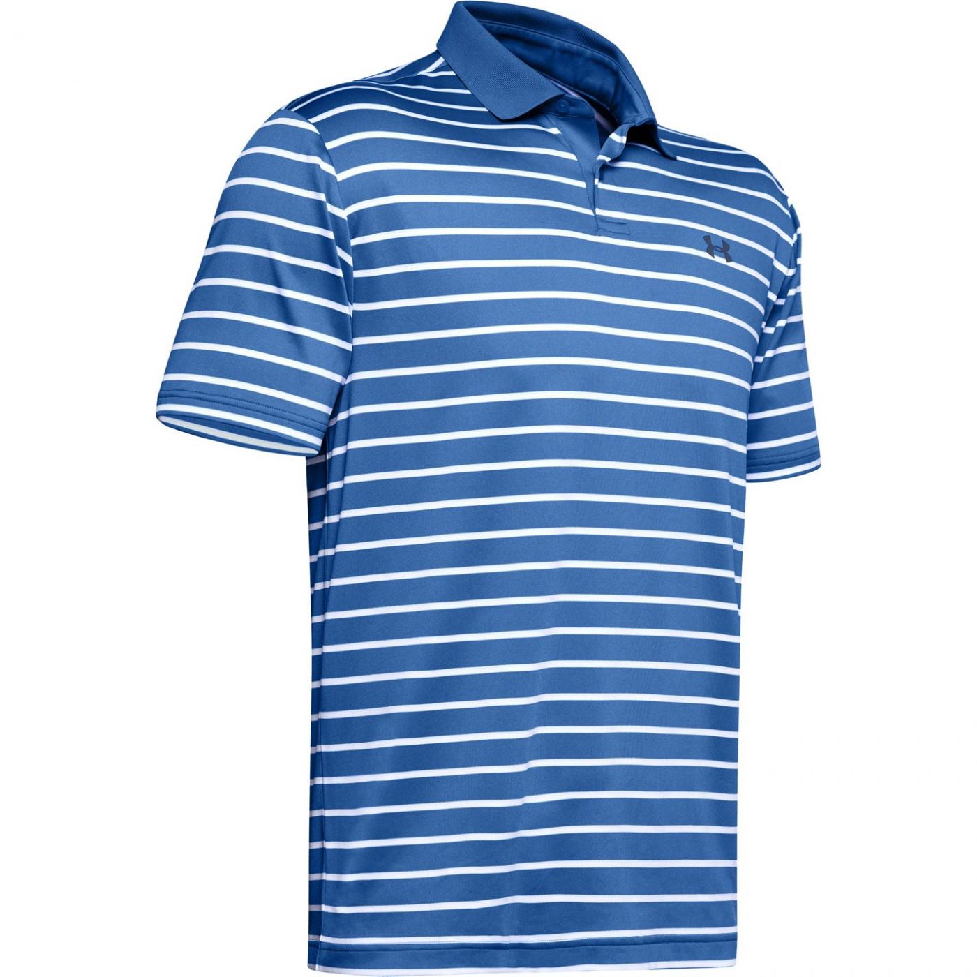 Under Armour Performance Striped Golf Polo Shirt Mens
