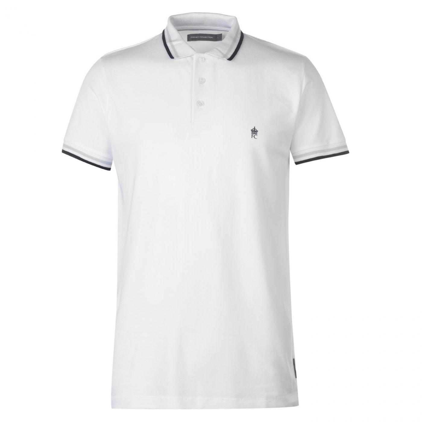 French Connection Tipped Pique Polo Shirt Mens