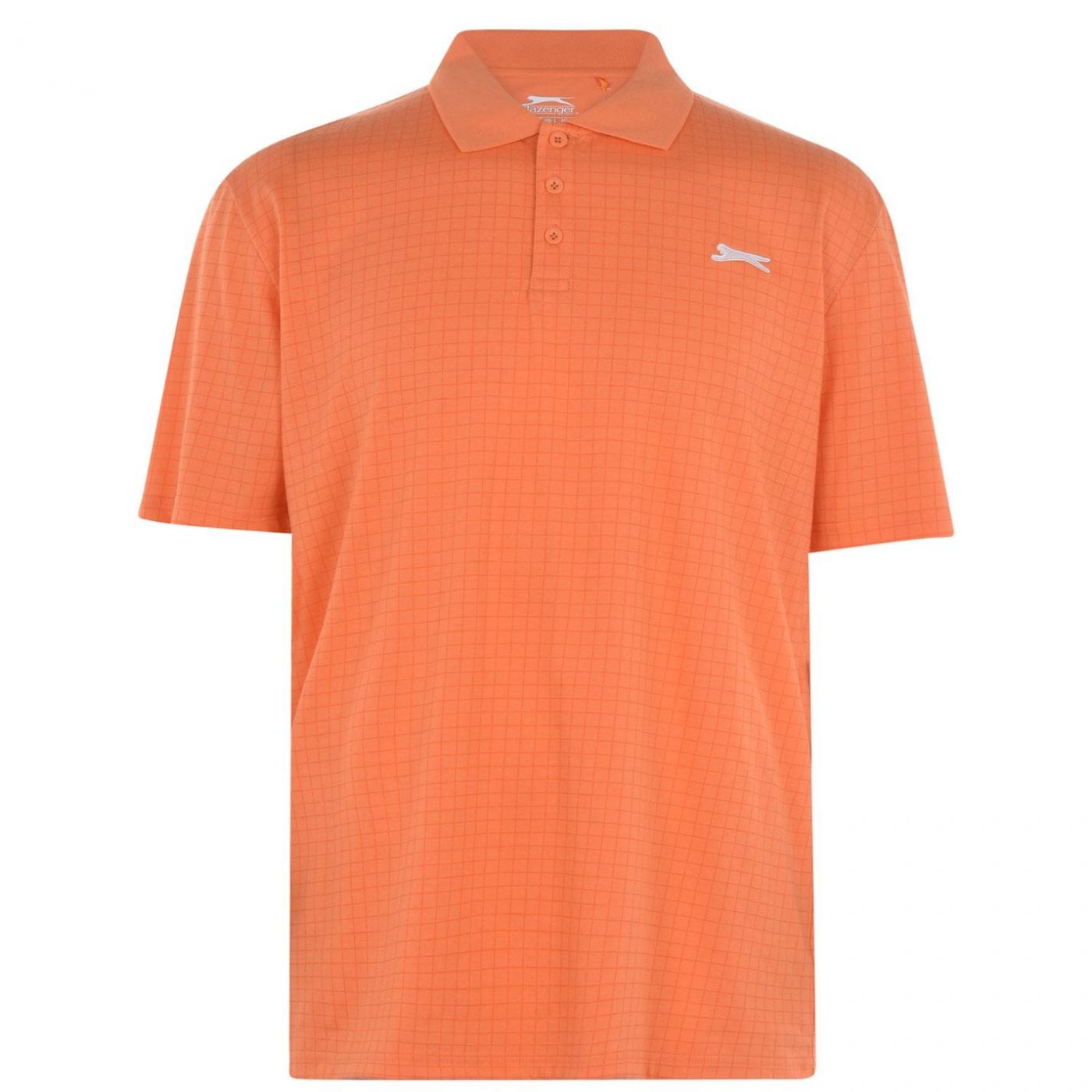 Slazenger Check Golf Polo Mens