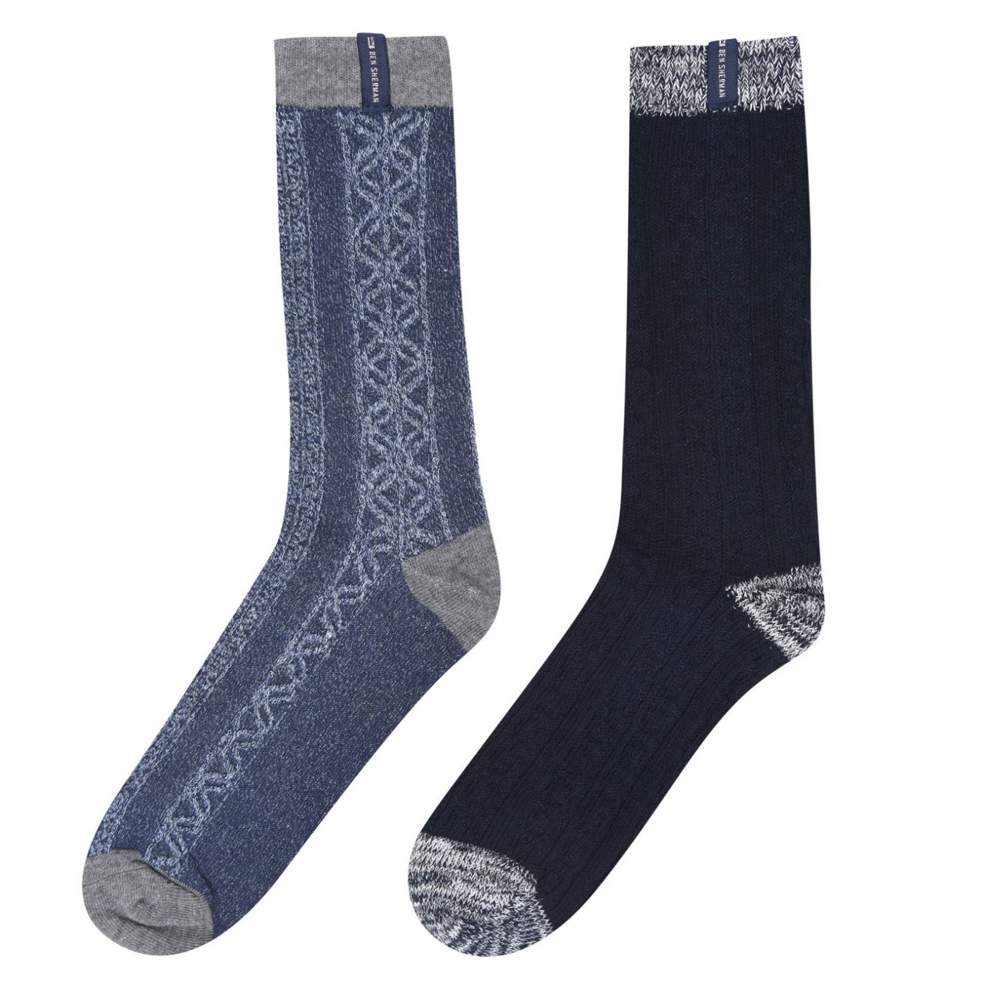 Ben Sherman 2 Pack Socks Mens