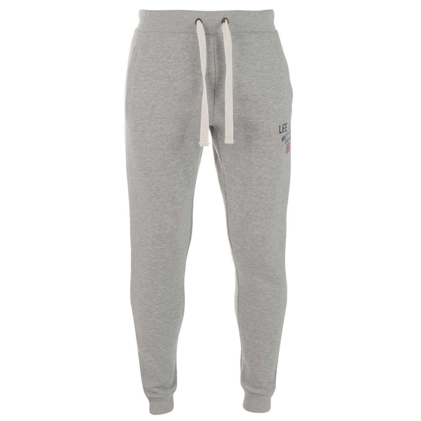lee cooper closed hem fleece jogger mens