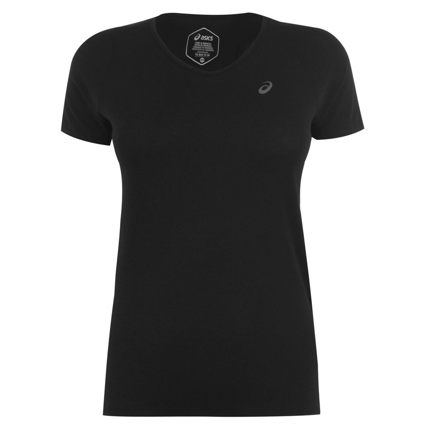 Asics V Neck T Shirt Ladies