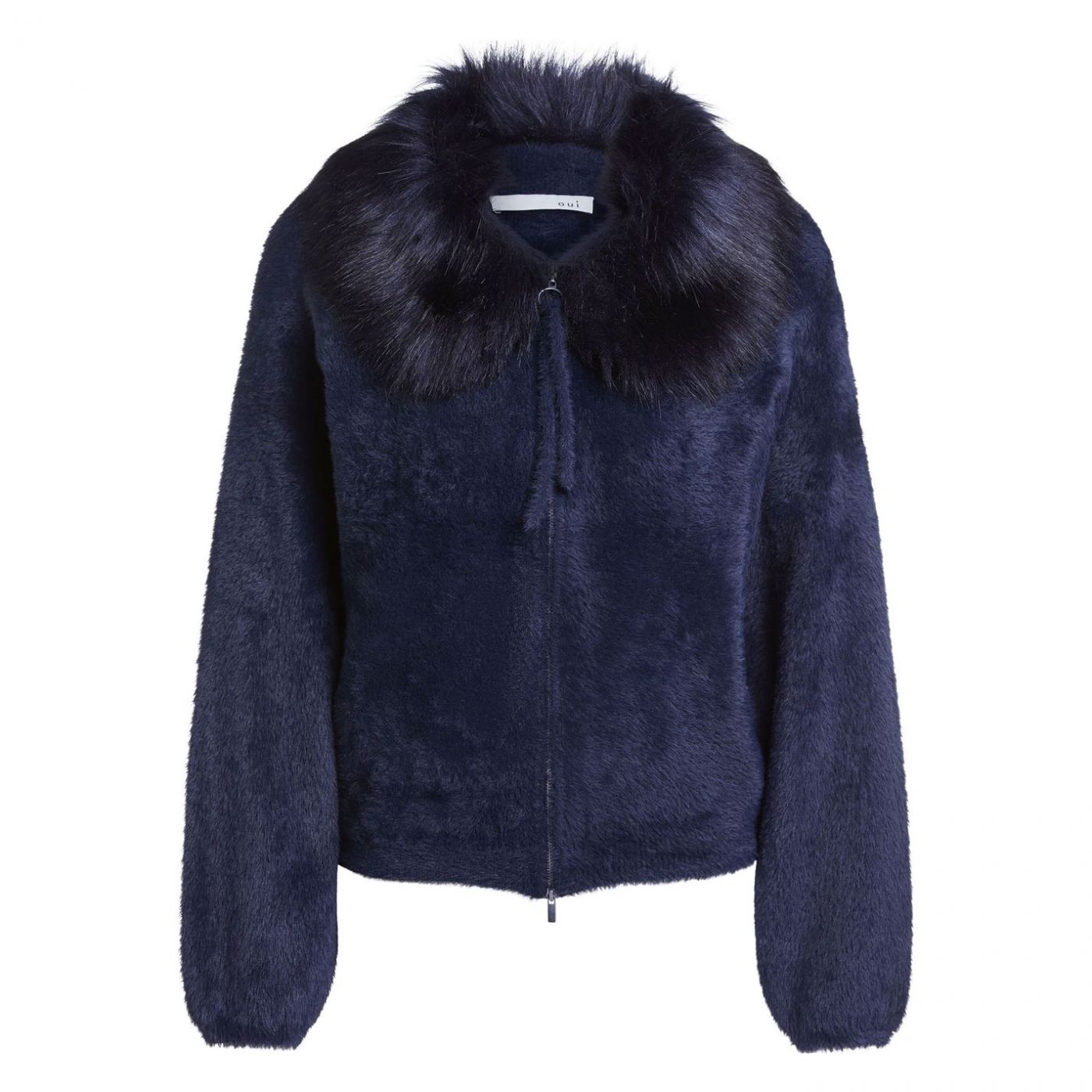Oui Fur Cardigan
