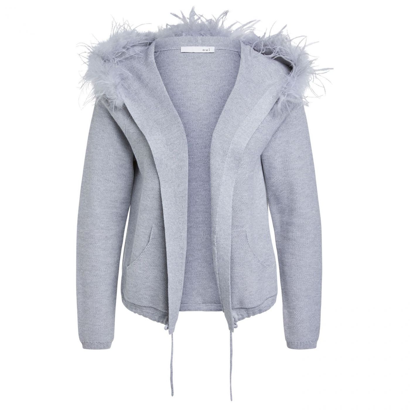 Oui Hooded Cardigan