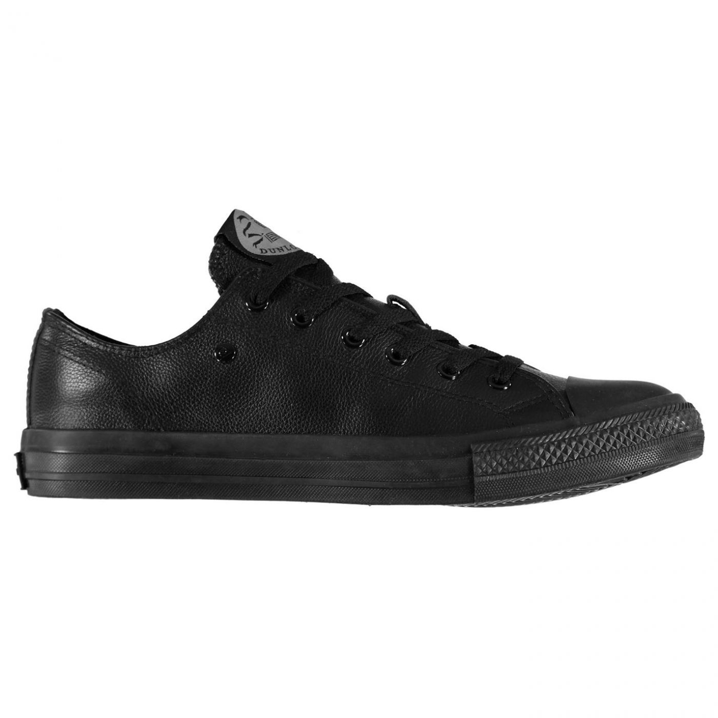 dunlop leather low trainers ladies