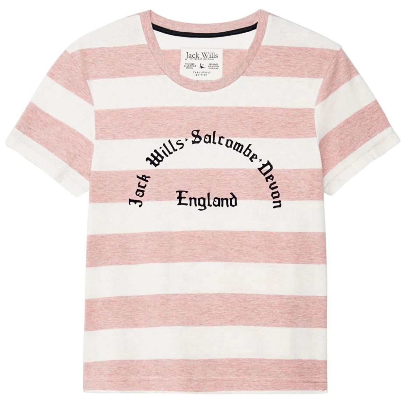 Jack Wills Peckson Graphic Stripe T Shirt