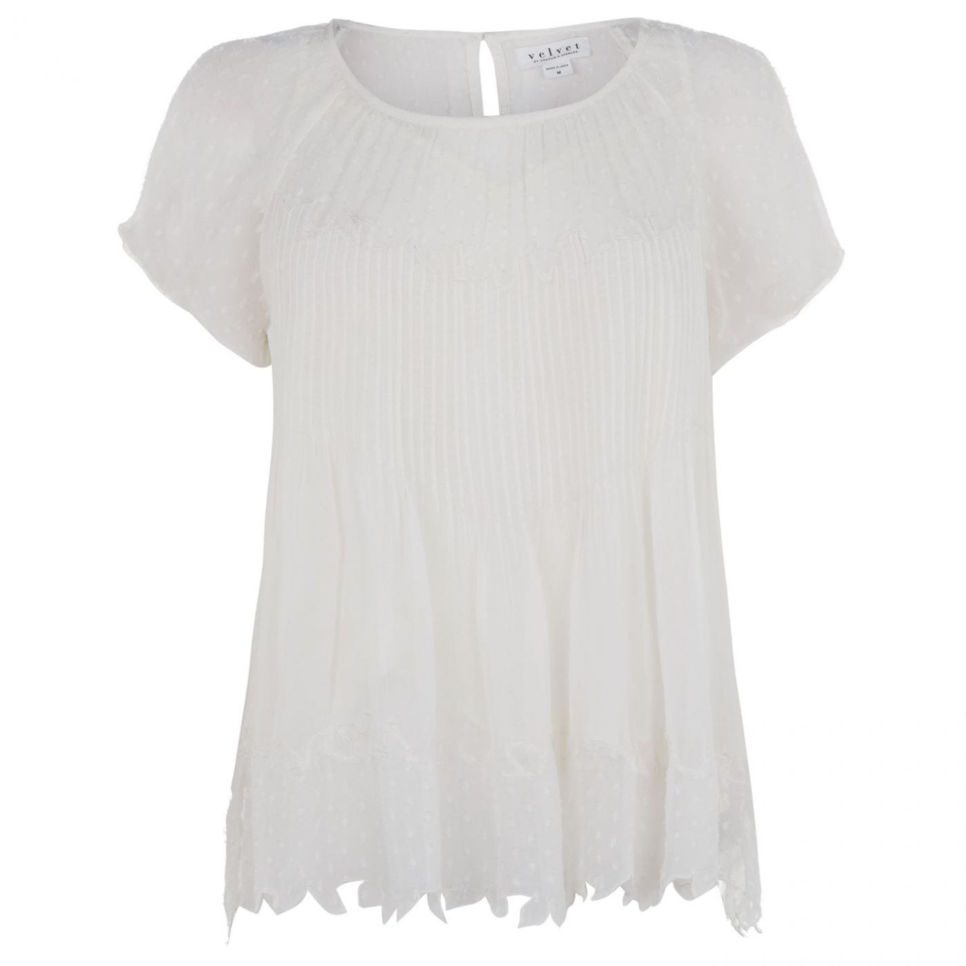 Velvet Chiffon T Shirt