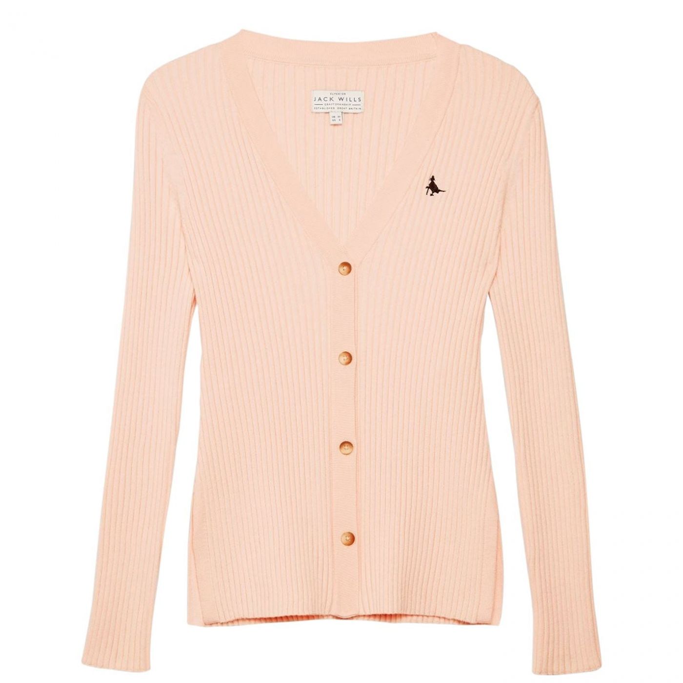 Jack Wills Warneford Skinny Rib Cardigan