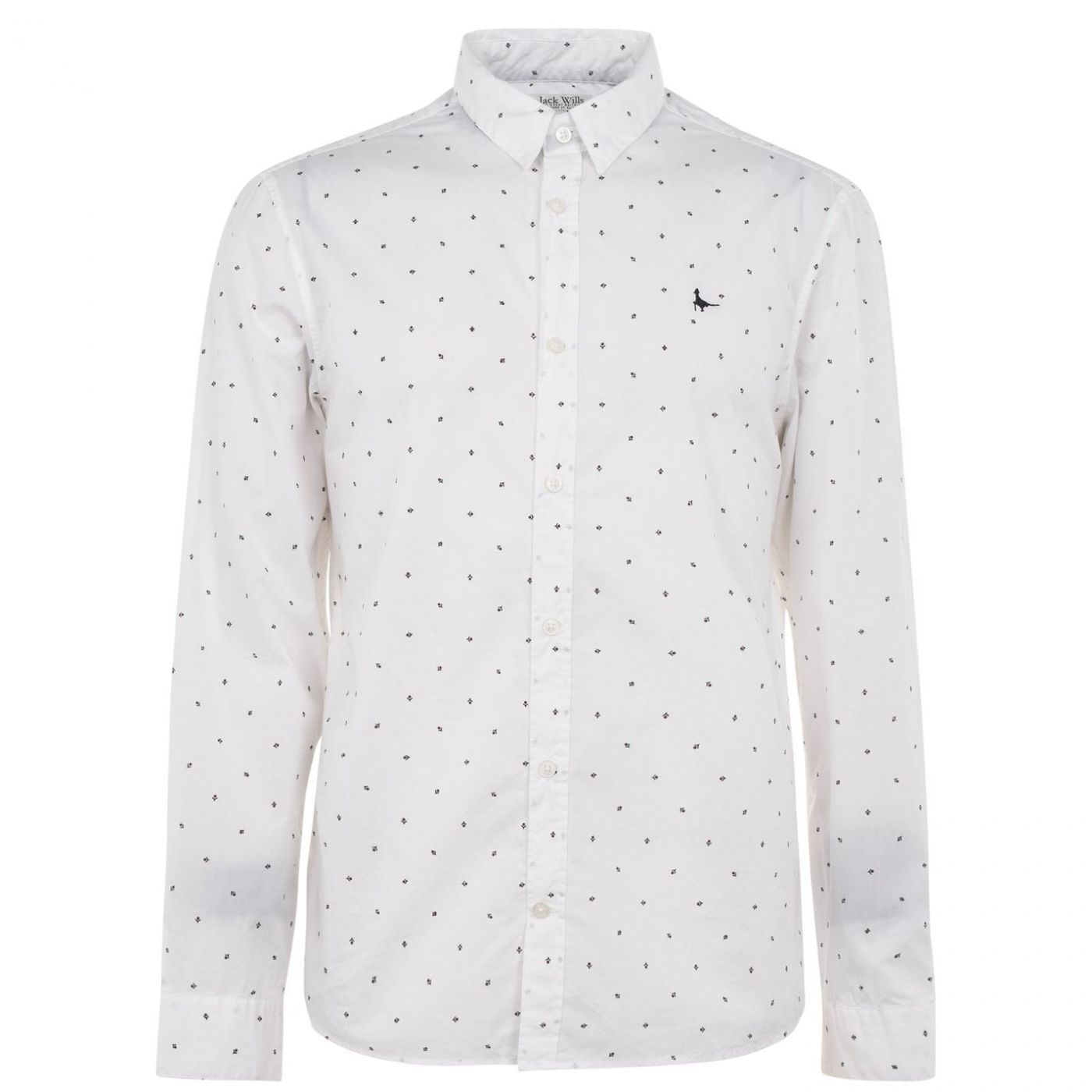 Jack Wills Ramsay Poplin Multi Print Shirt