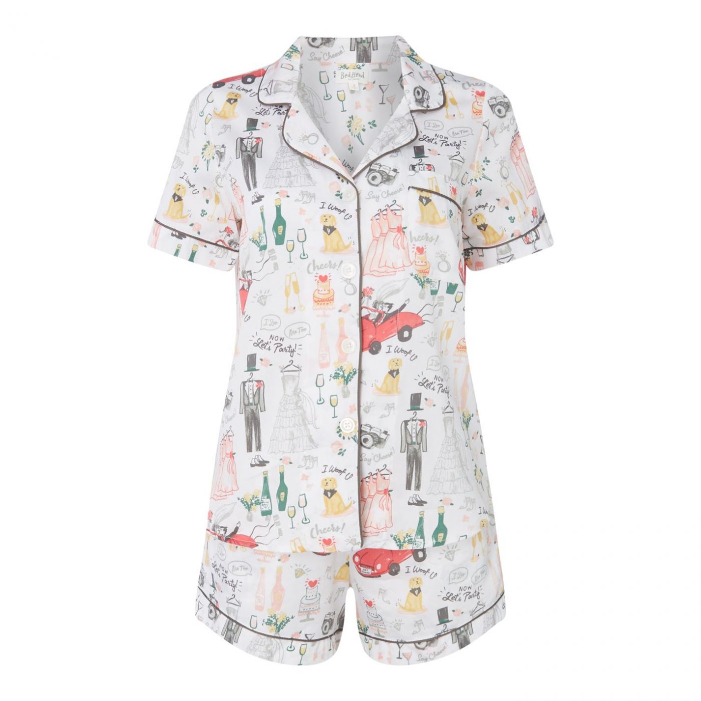 Bedhead Happily Print Pyjama Set
