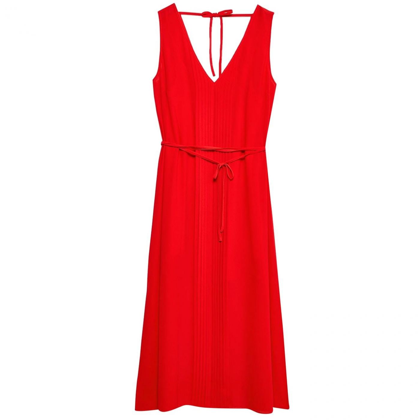 Jack Wills Palmsley Long Pleated Dress