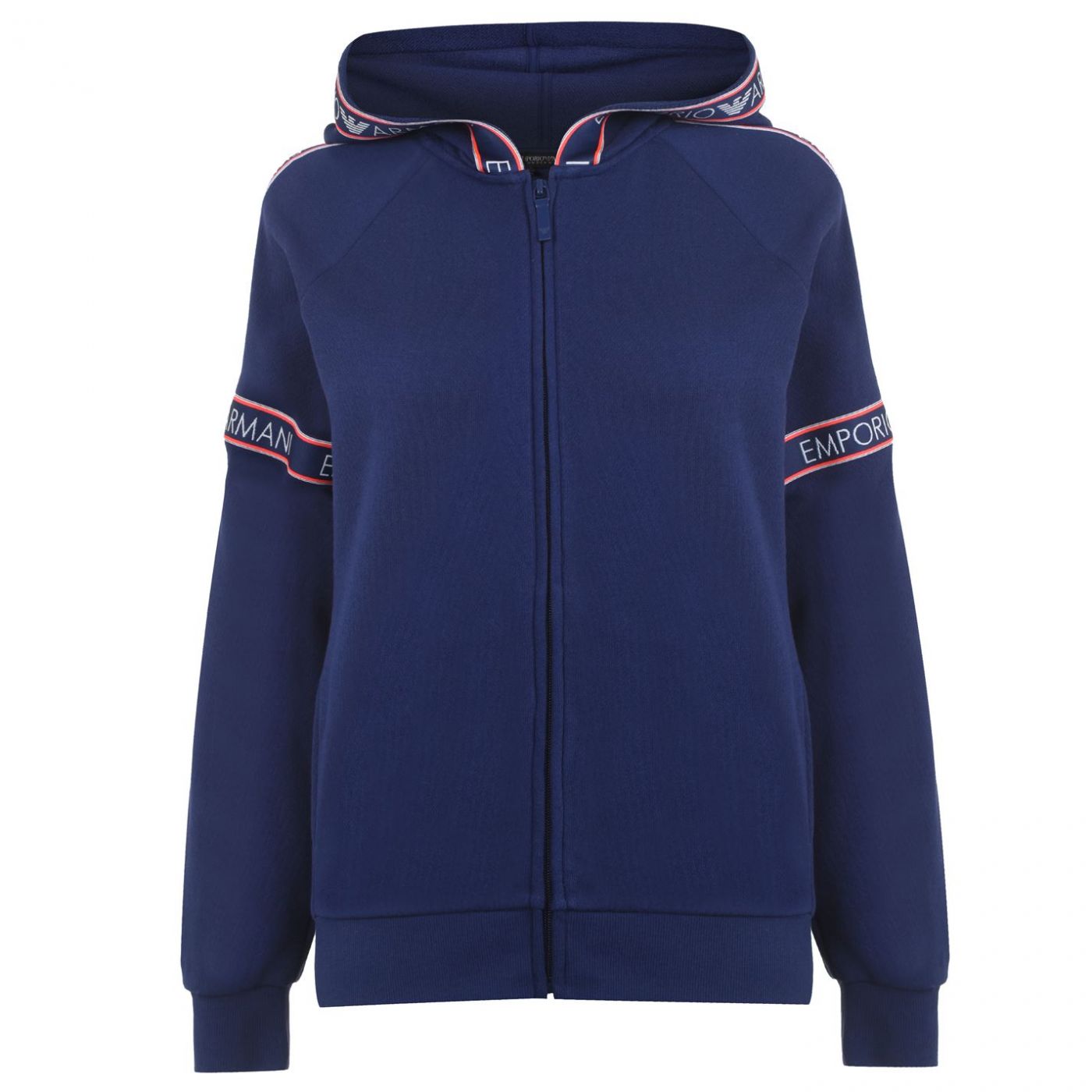 Emporio Armani Tape Zip Hoodie
