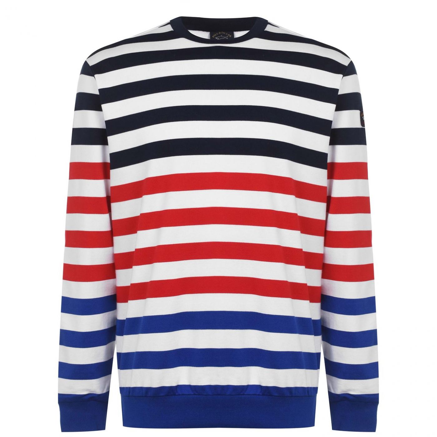 Paul And Shark Stripe Crew Sweatshirt