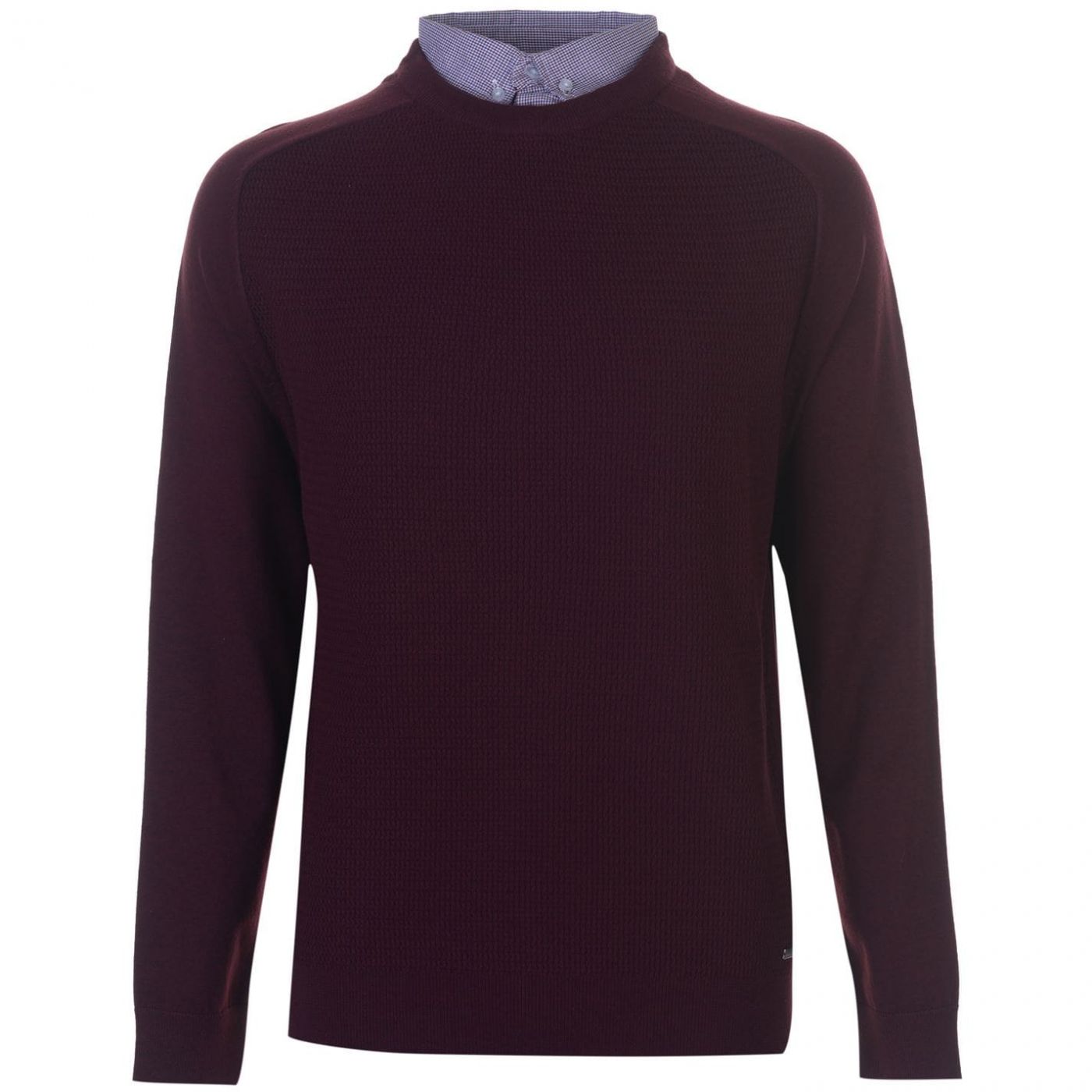 Pierre Cardin Mock Crew Knit Mens