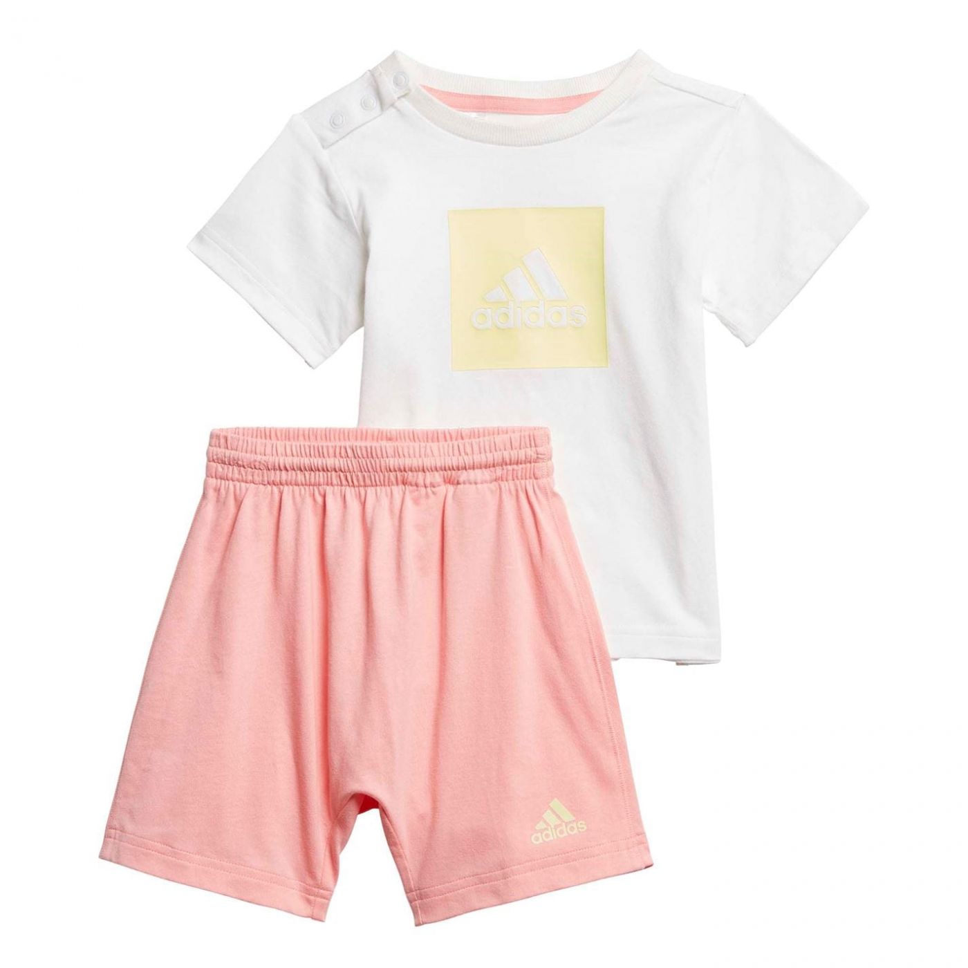 Adidas Badge of Sport Shorts and Top Set Infants