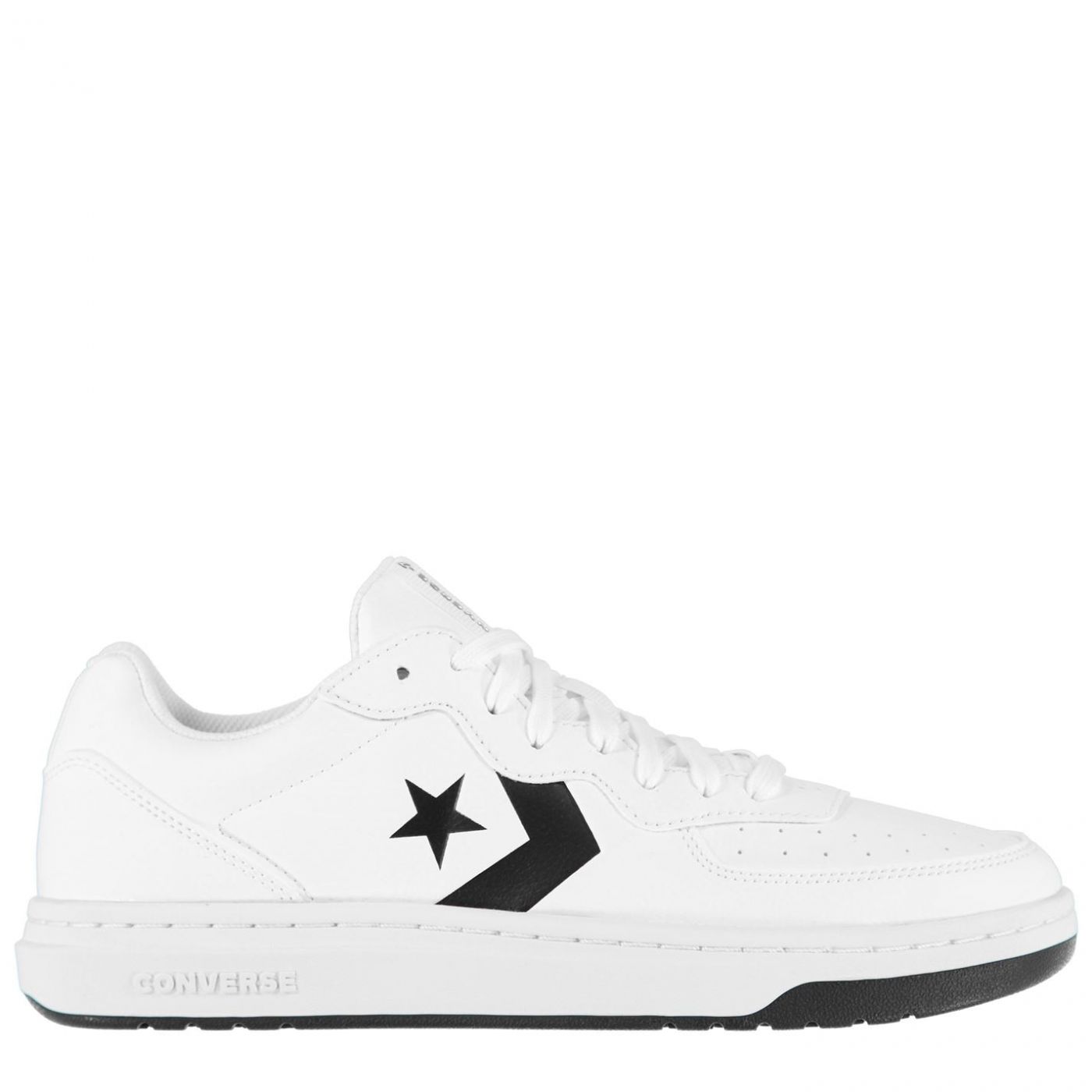 converse ox rival leather trainers