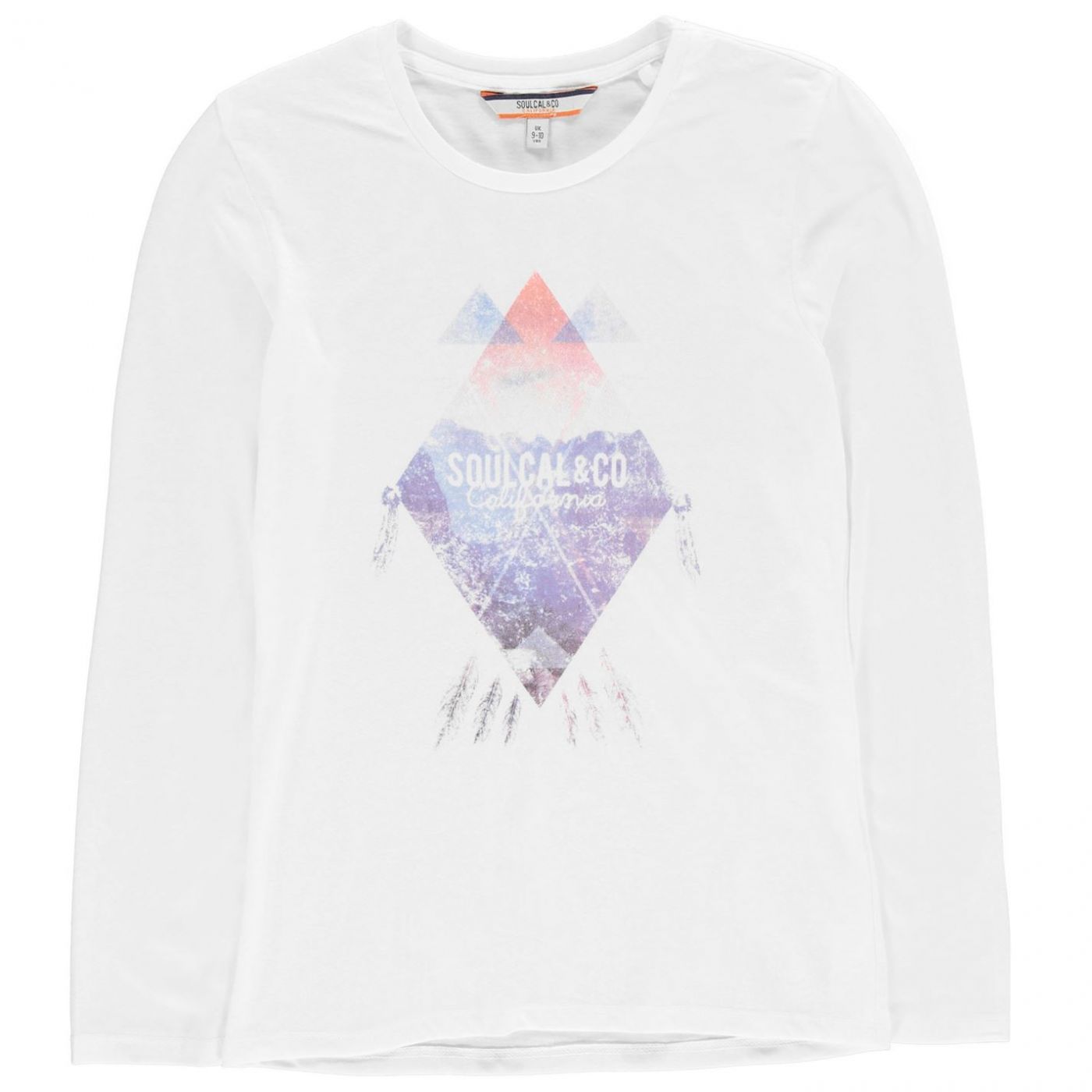 SoulCal Long Sleeved Tee Shirt Junior Girls
