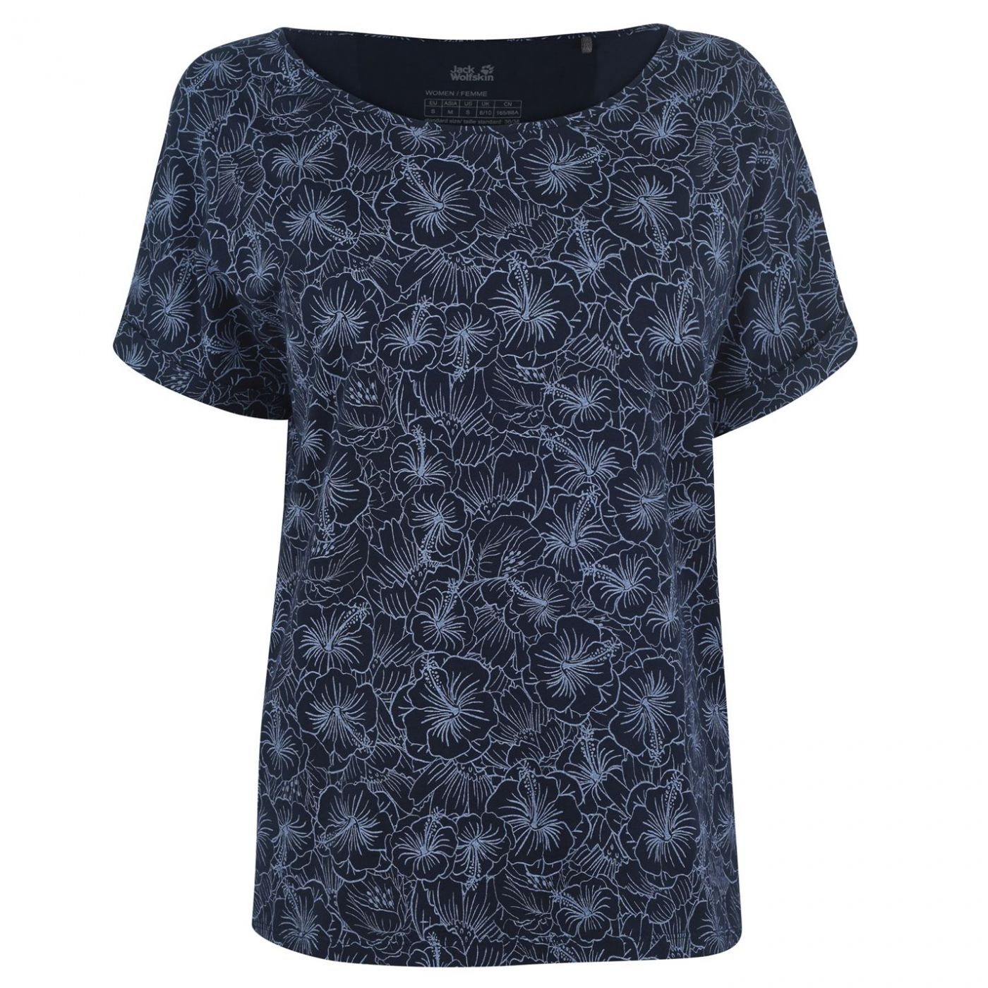 Jack Wolfskin Hibiscus T-Shirt Womens