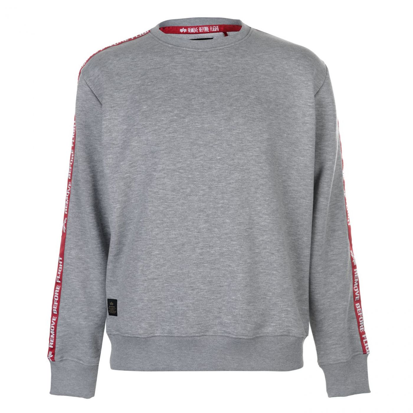Alpha Industries Remove Before Flight Tape Sweater