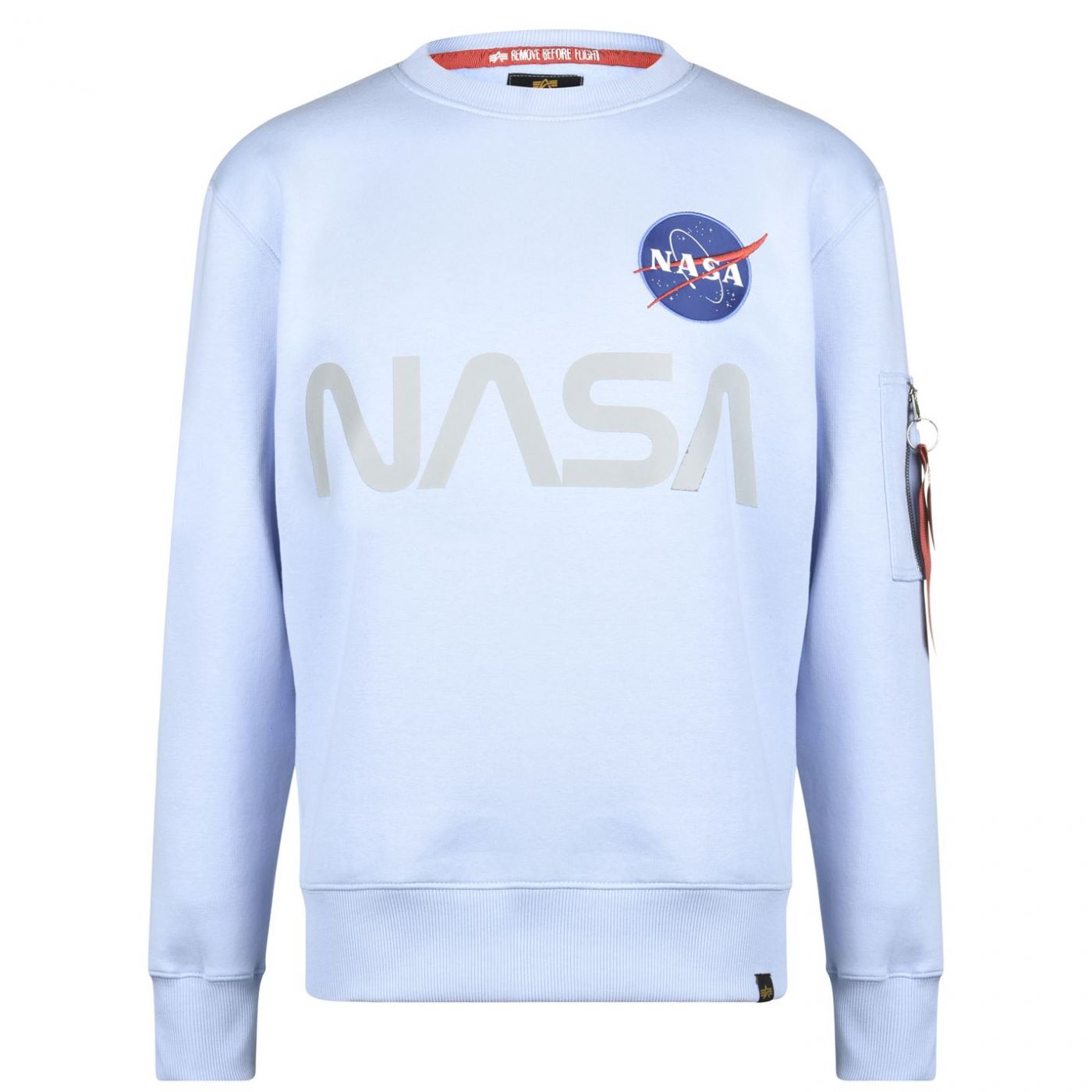 Alpha Industries NASA Reflective Crew Sweatshirt