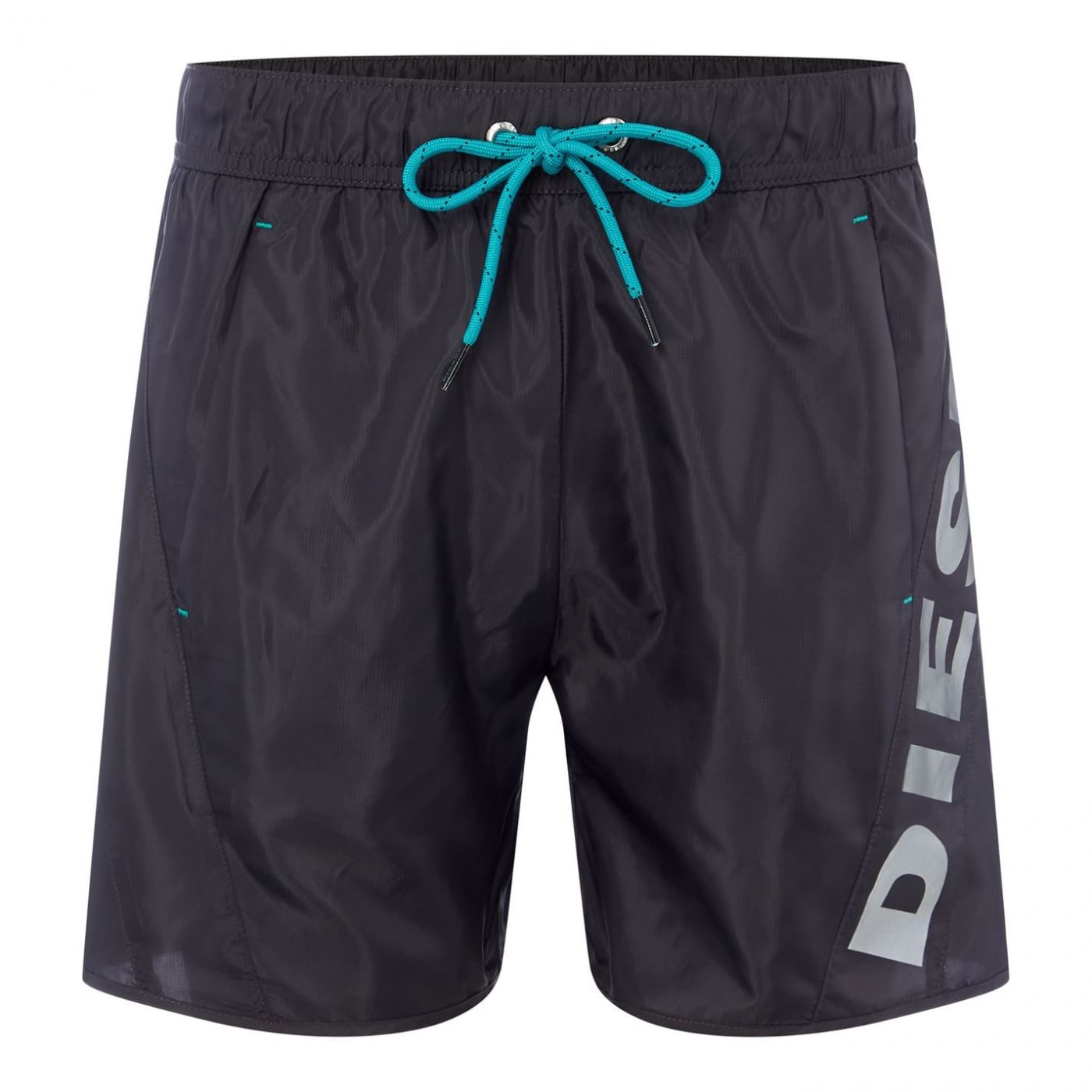 Diesel Men's Reflective Logo Swim Shorts