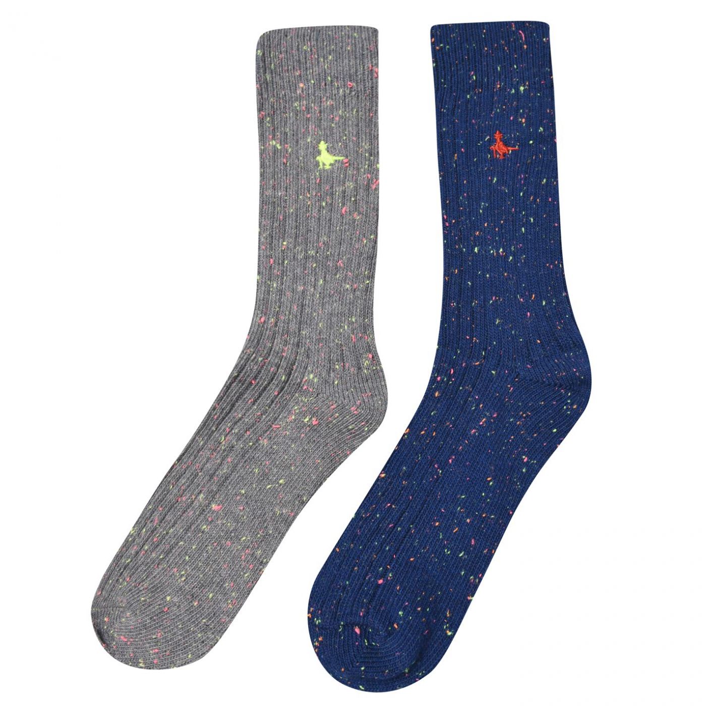 Jack Wills Cragton 2 Pack Nep Socks