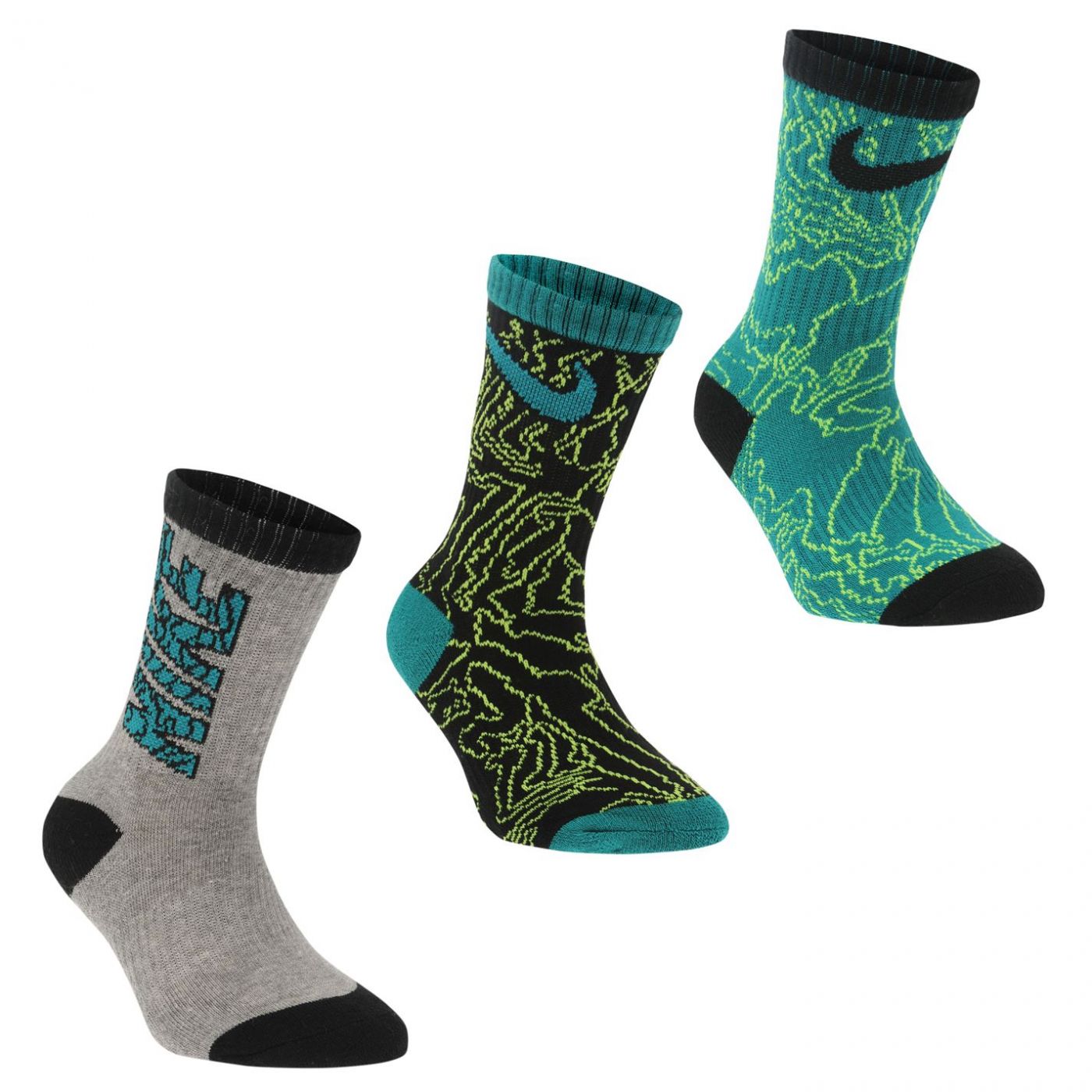 Nike Buzz 3 Pack Socks Child Boys