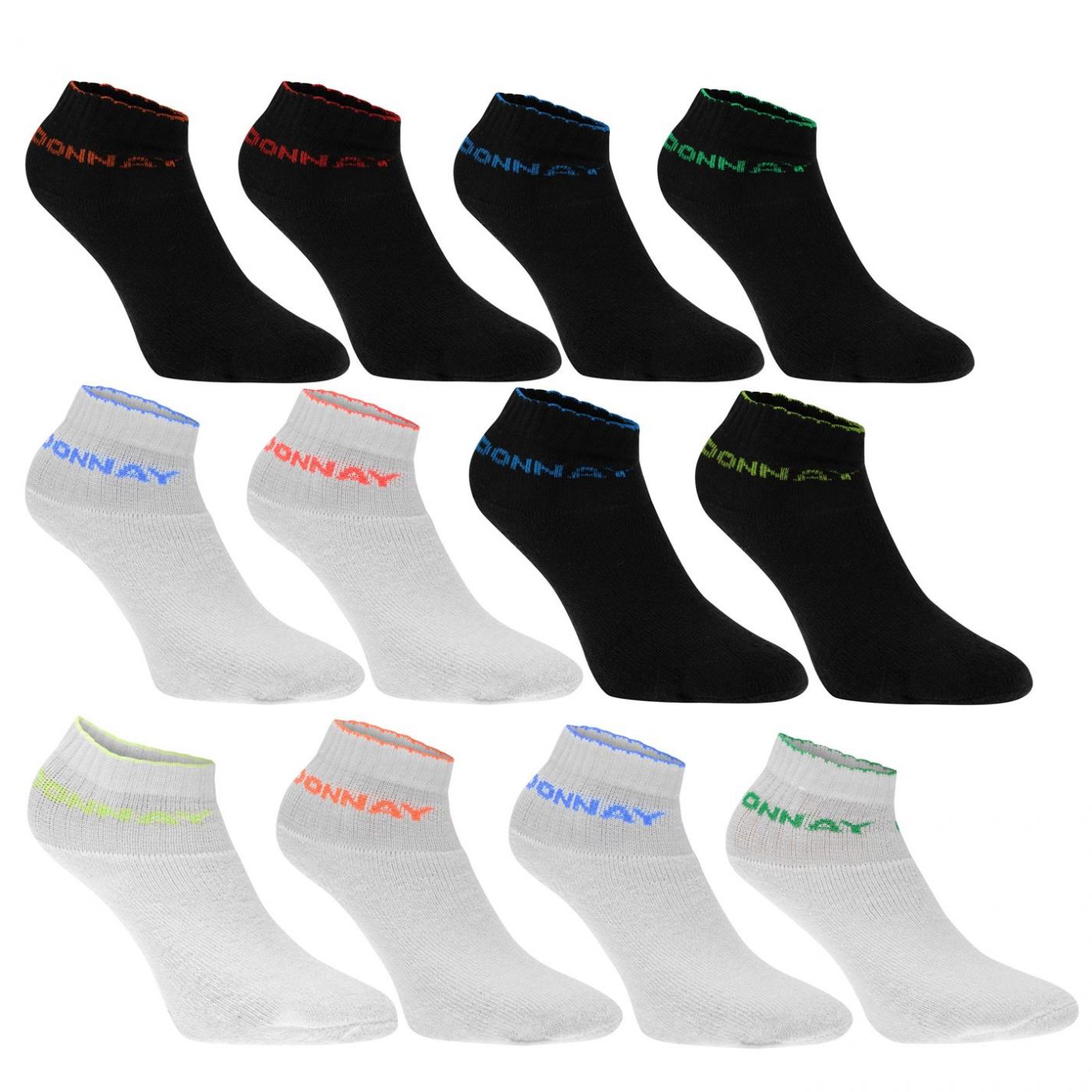Donnay Quarter Socks 12 Pack Junior