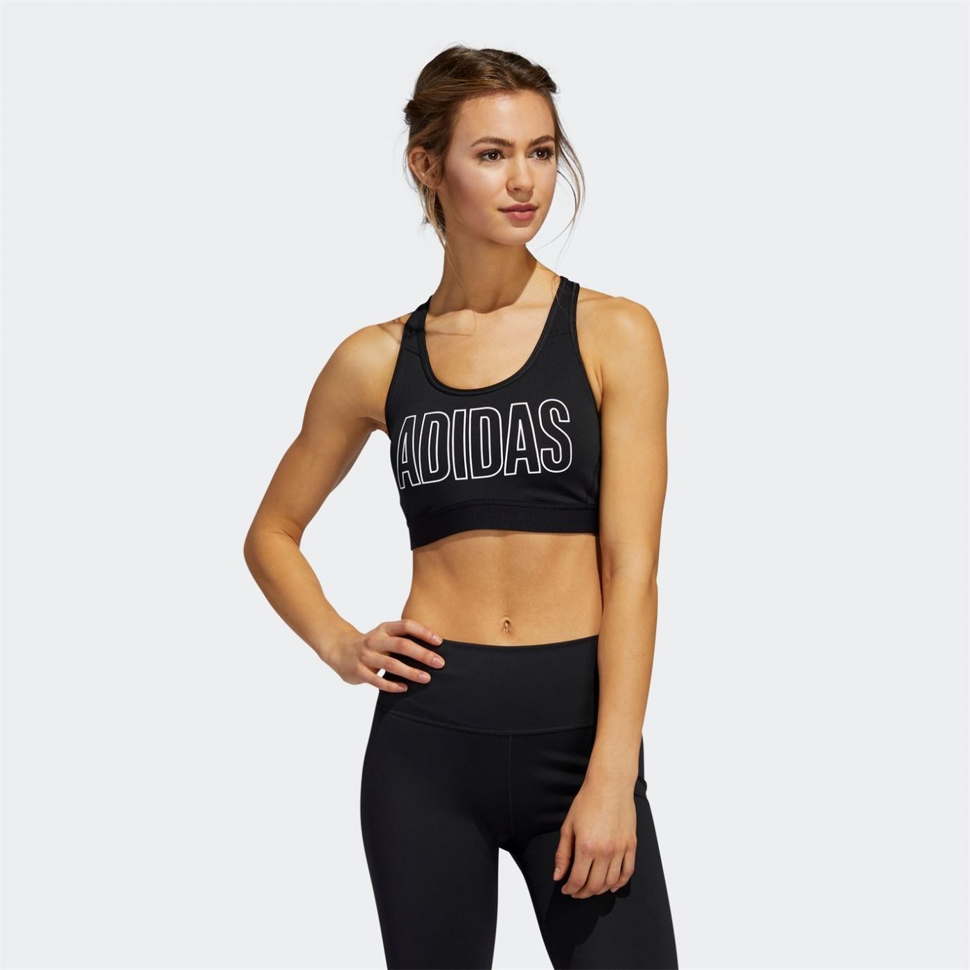 Adidas Alphaskin Logo Sports Bra Ladies