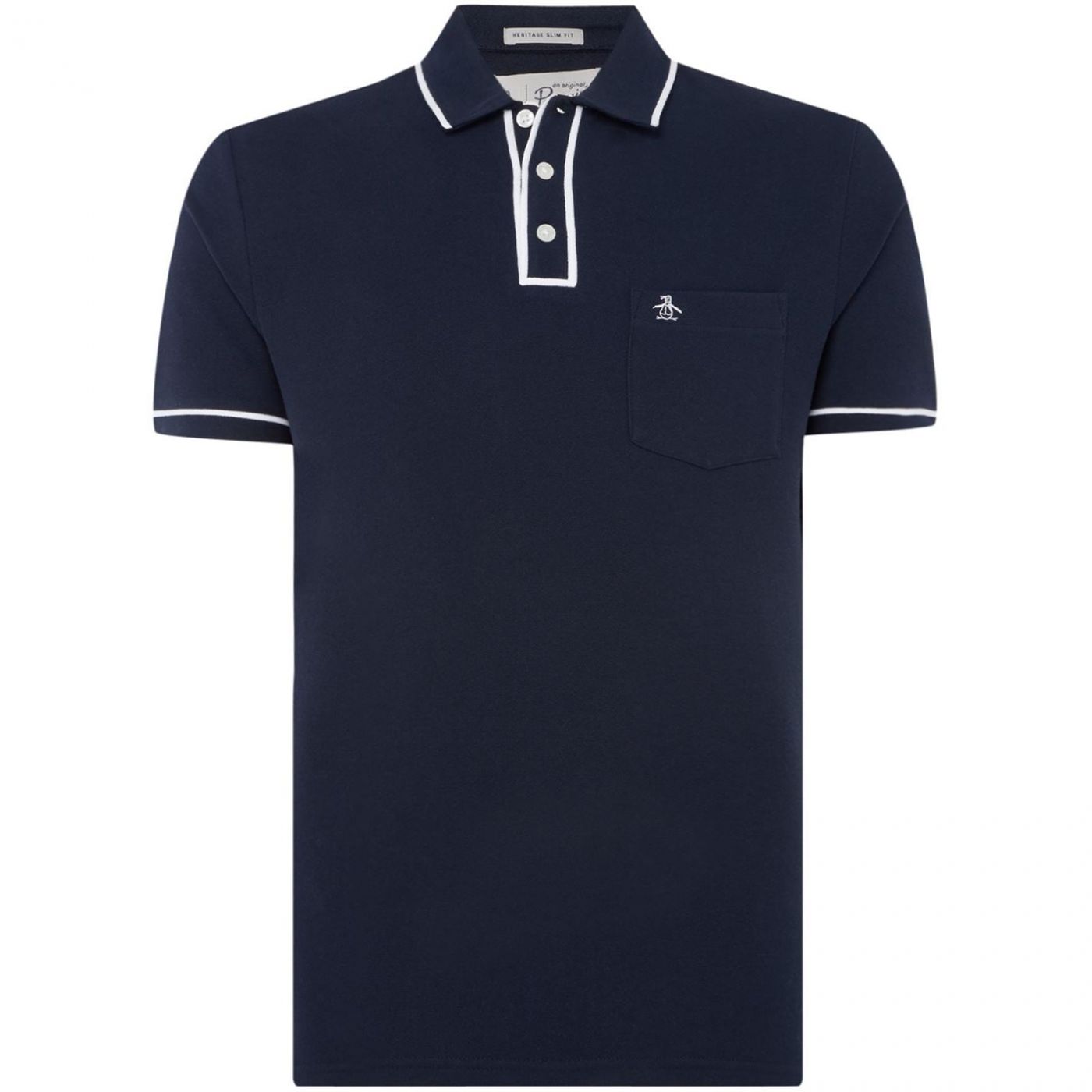 Original Penguin Earl Tipped Slim-Fit Polo Shirt