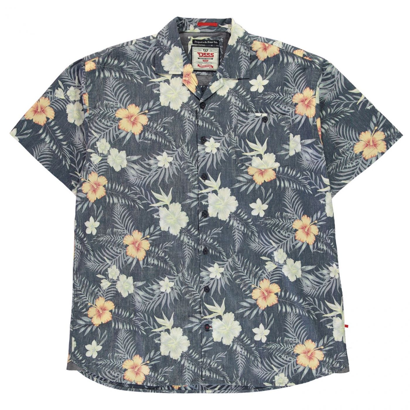 D555 Raymond Short Sleeve Shirt Mens