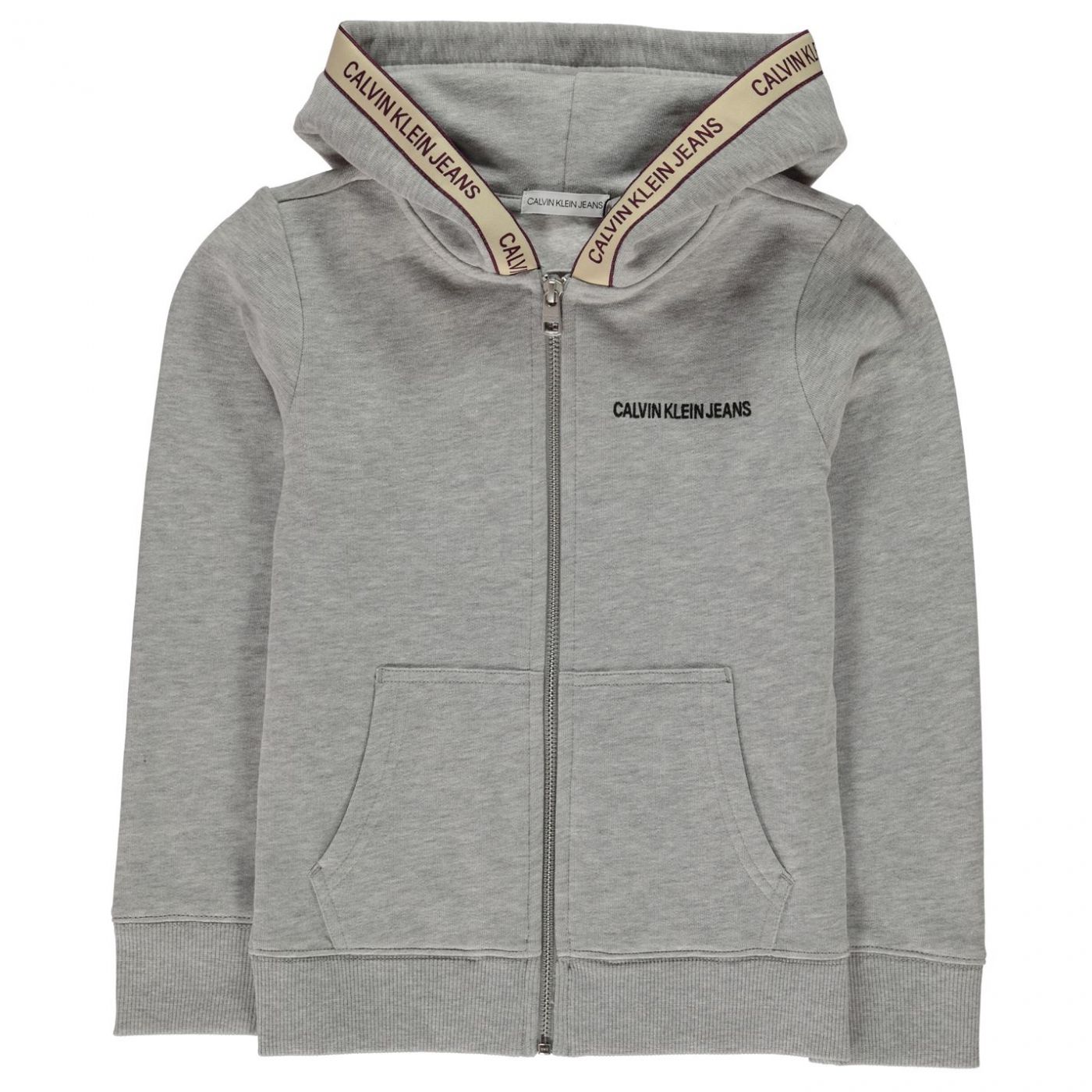 Calvin Klein Jeans Logo Tape Zip Hoodie