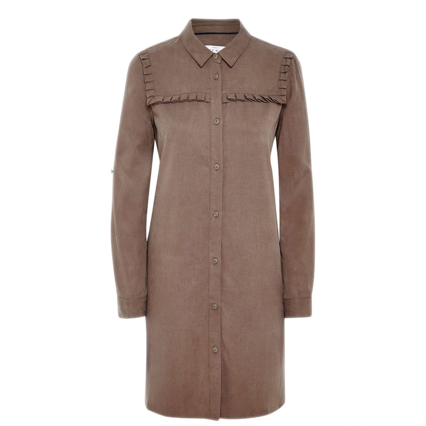 Jack Wills Swinburn Frill Shirt Dress