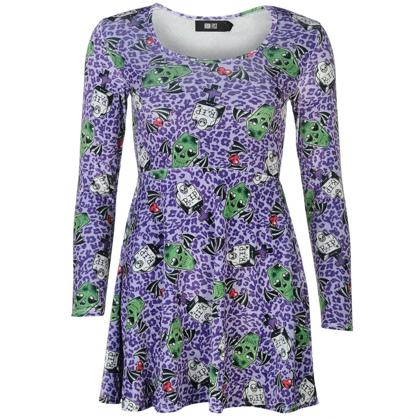 Iron Fist Skater Dress Ladies