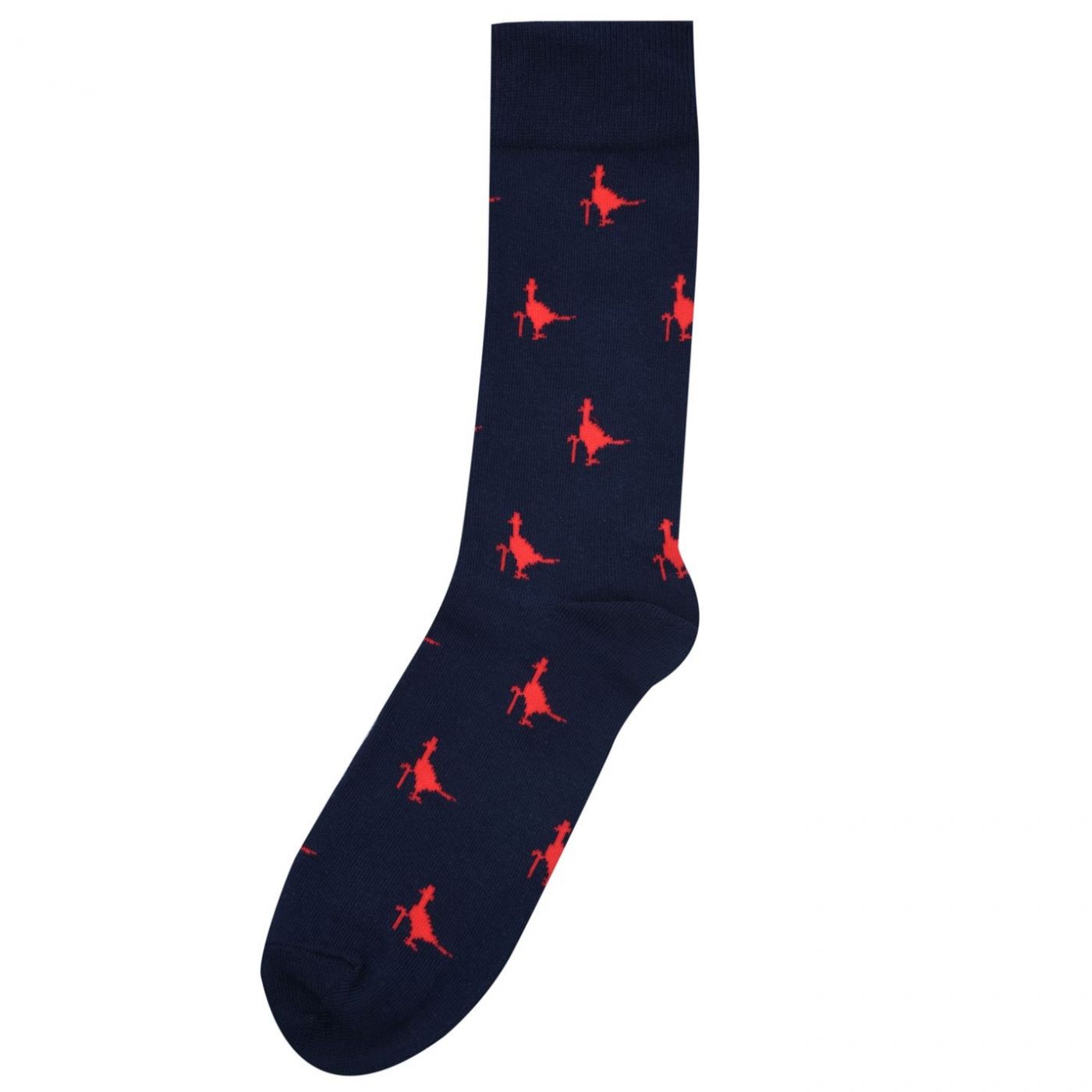 Jack Wills Adwell Single Mr Wills Print Sock