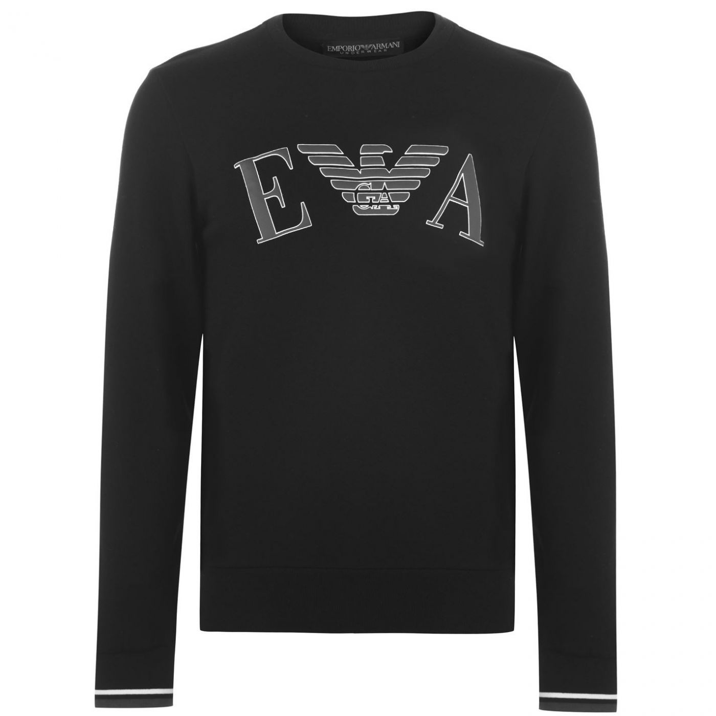 Emporio Armani Embossed Crew Neck Sweatshirt