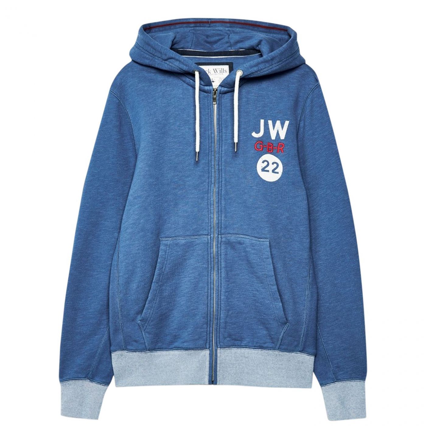 Jack Wills Shalcombe Graphic Sweat Zip Thru