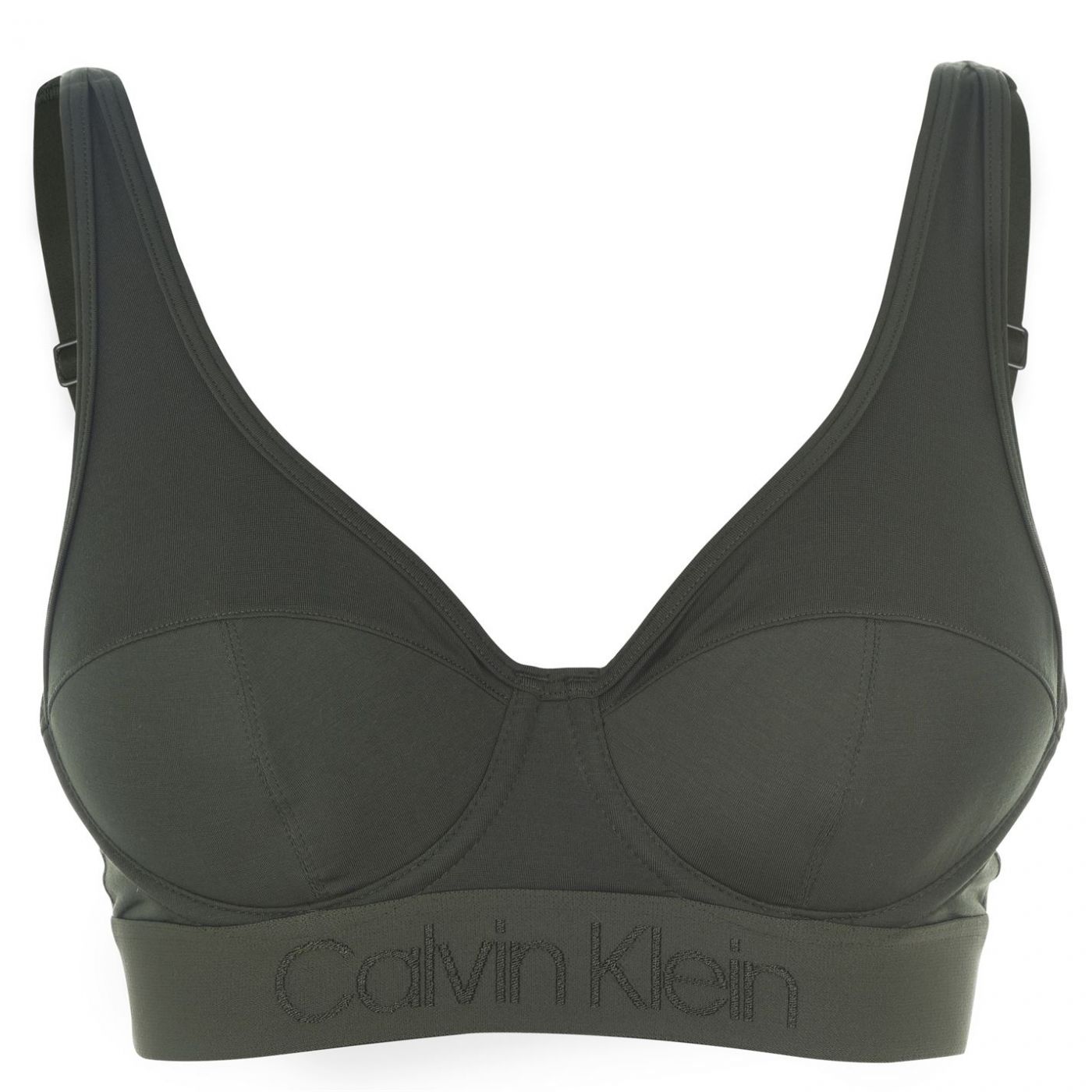 Calvin Klein Tonal Lightly Lined Logo Bralette