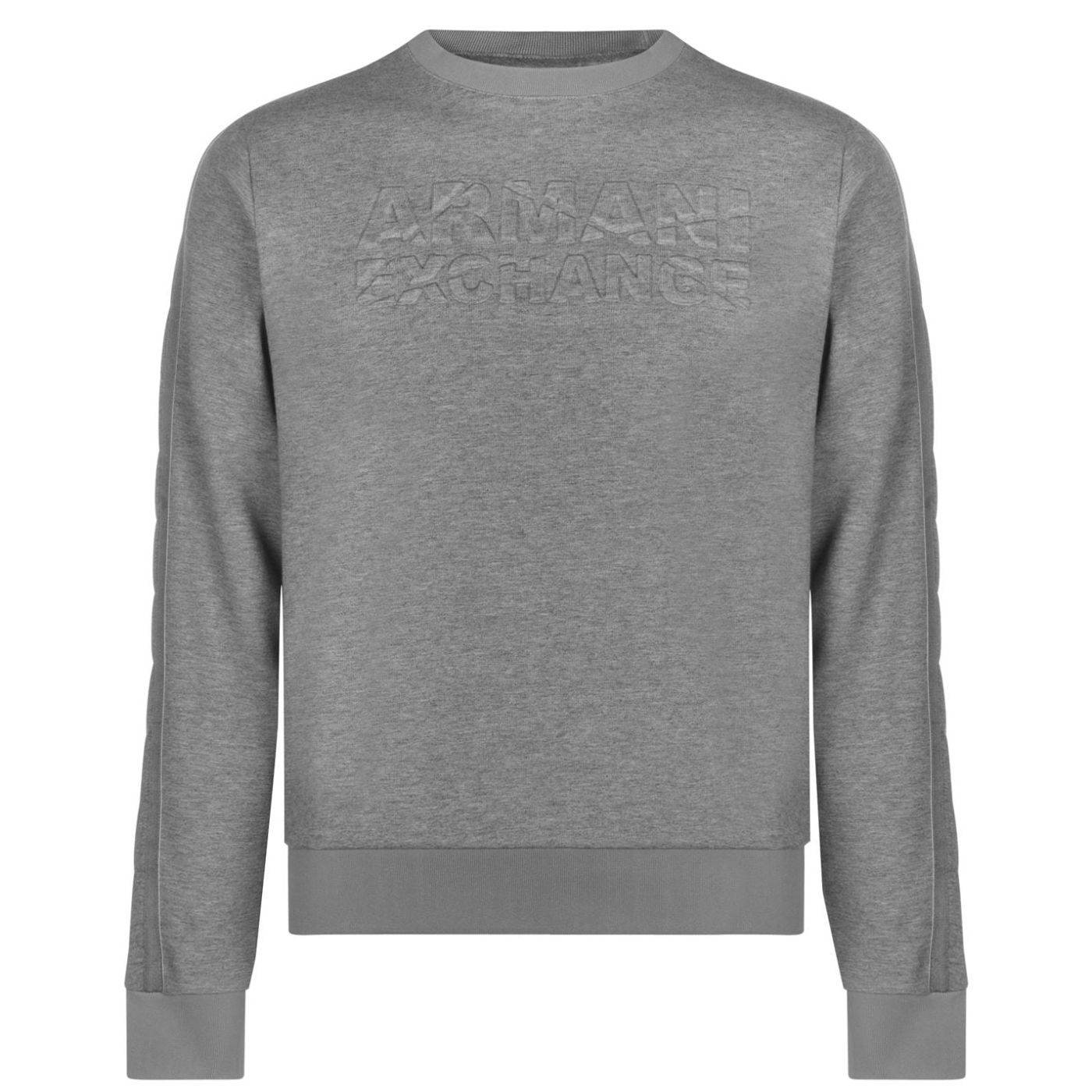 ARMANI AX Breakage Logo Crew Sweater