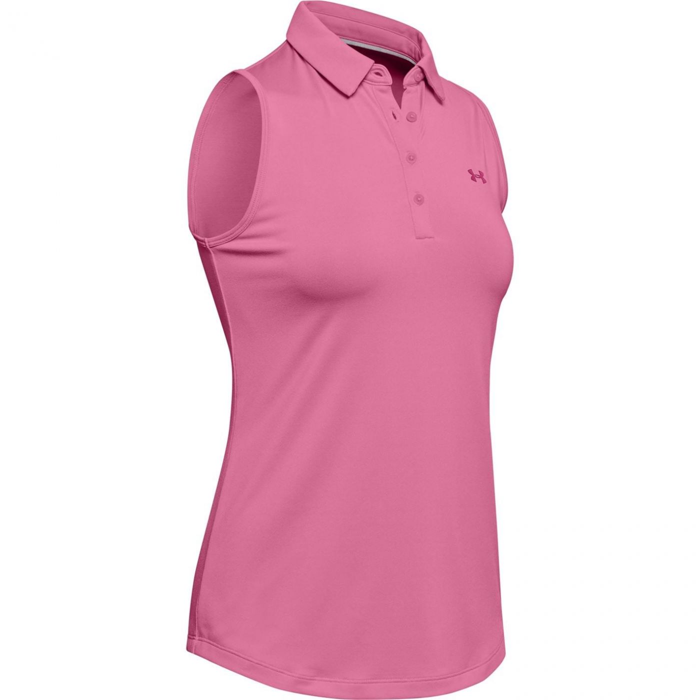 Under Armour Zinger Sleeveless Golf Polo Shirt Womens