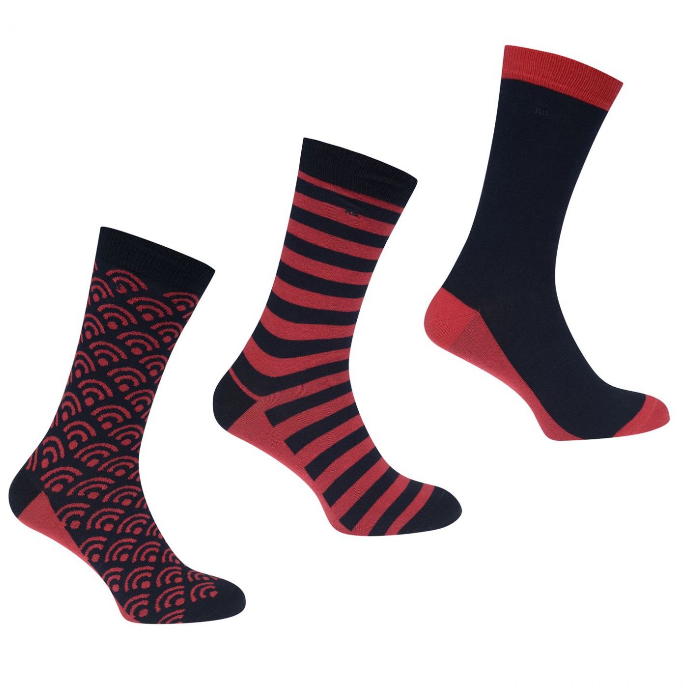 Raging Bull Cotton Rich Socks Triple Pack