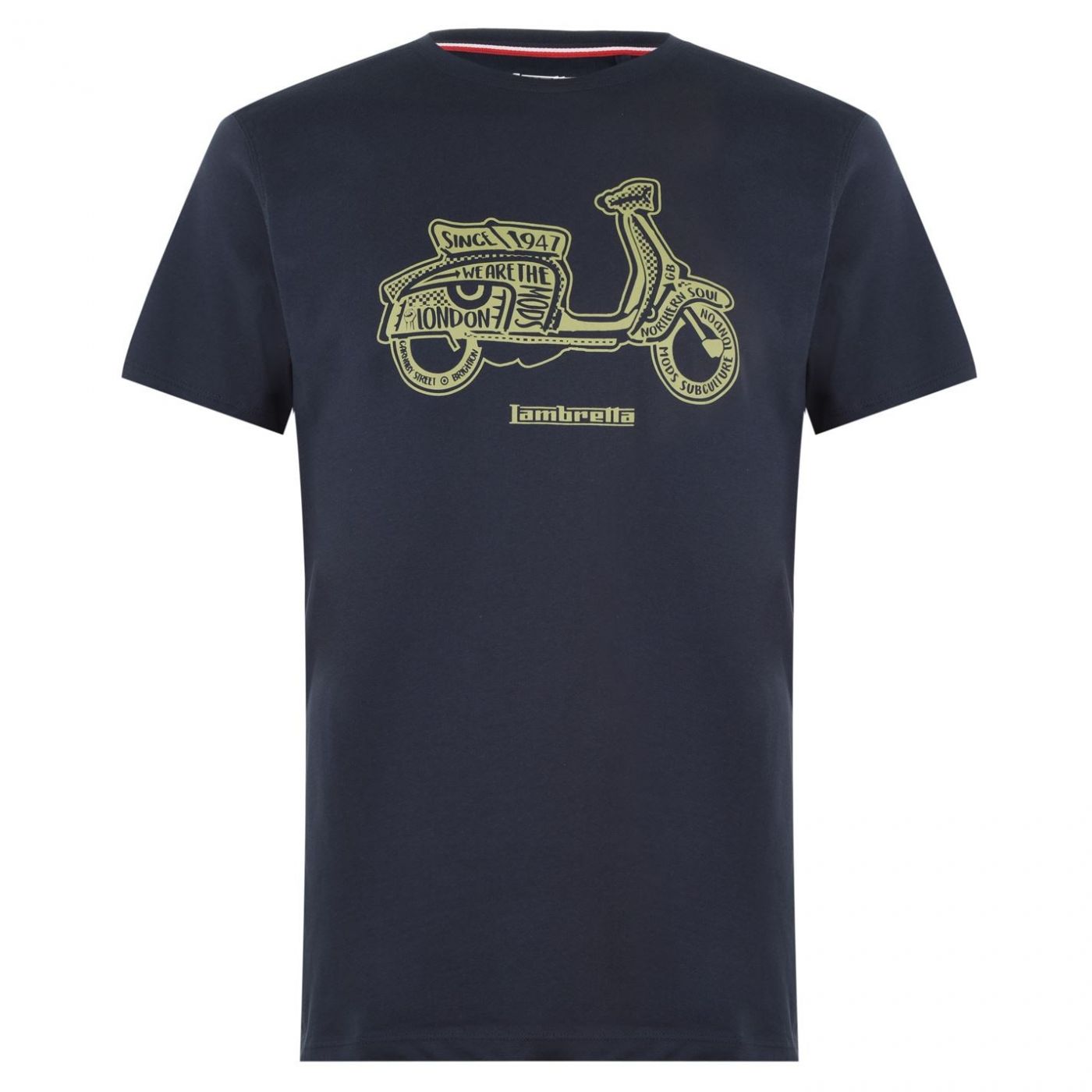 Lambretta Scooter Print T Shirt