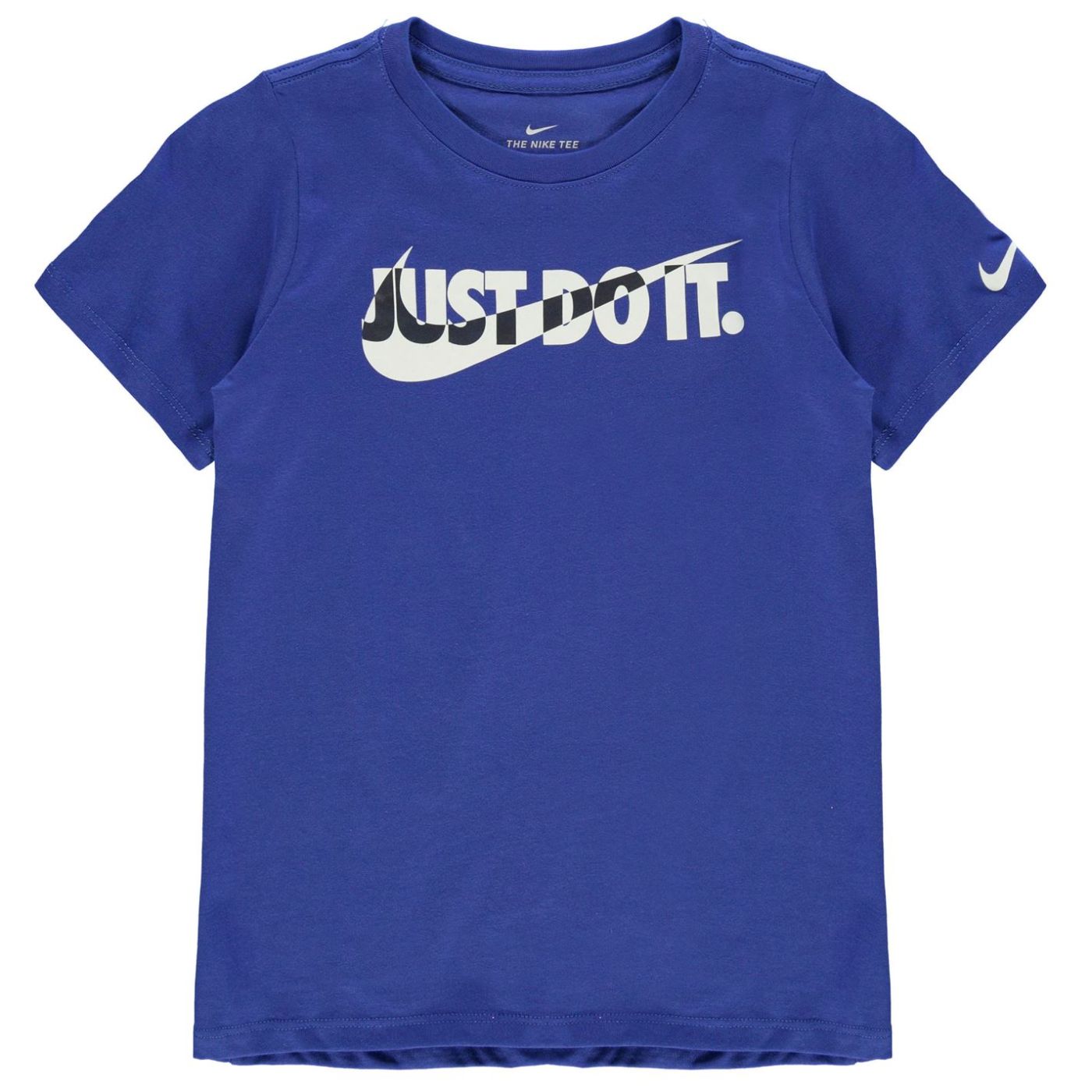 Nike Blocked Swoosh QTT T Shirt Junior Boys