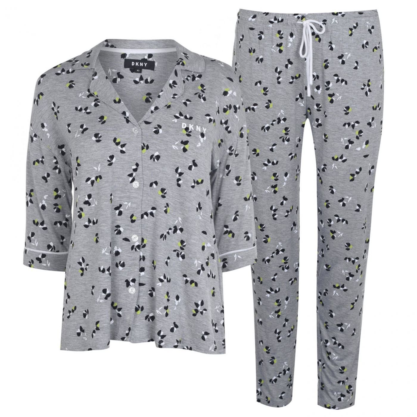 DKNY Floral Jersey Pyjama Set