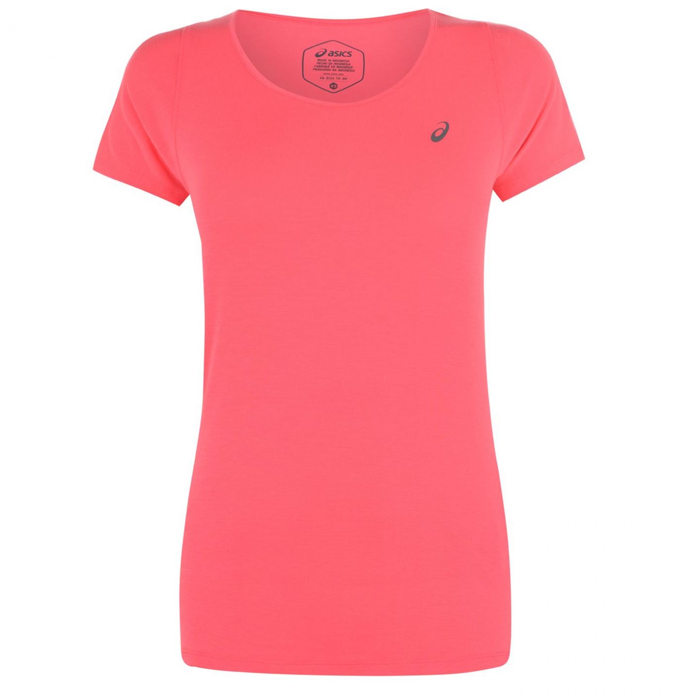 Asics V Neck Short Sleeve T Shirt Ladies